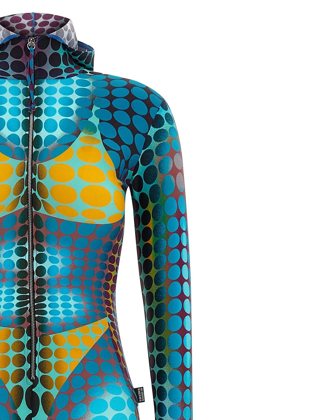 Jean Paul Gaultier Dotted Hooded Jumpsuit