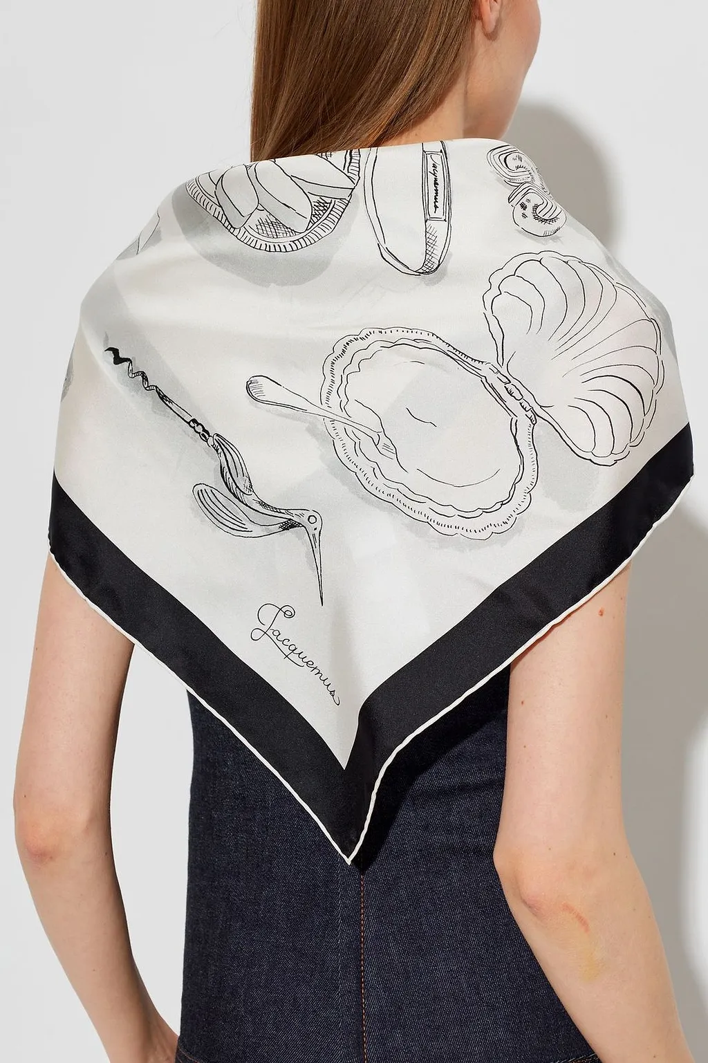 Jacquemus Le Grand Foulard Printed Scarf