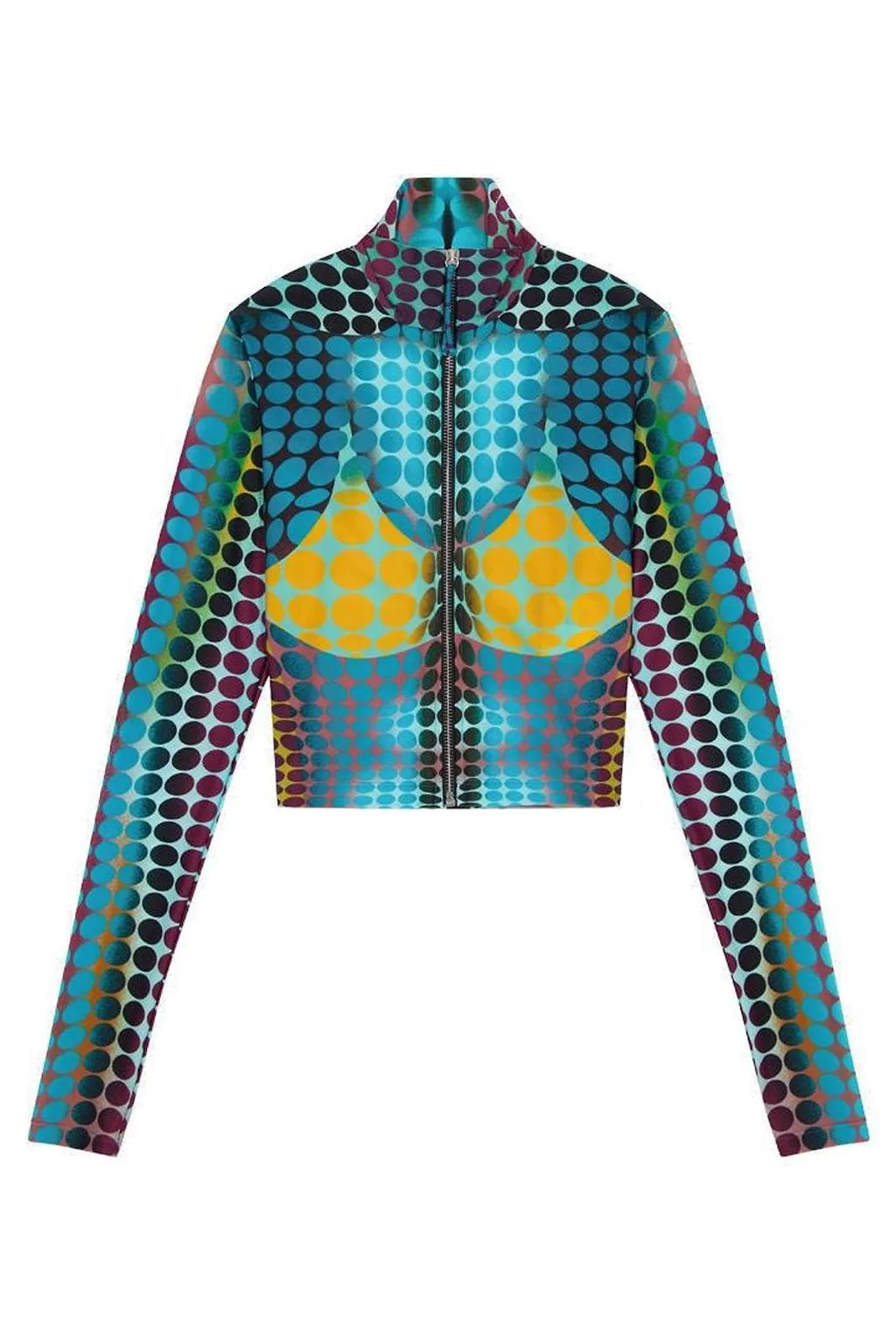 Jean Paul Gaultier Re-Edition Dots Printed Top