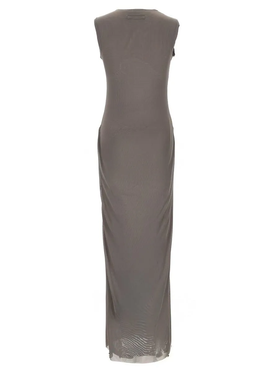 Jean Paul Gaultier Sheer Sleeveless Maxi Dress