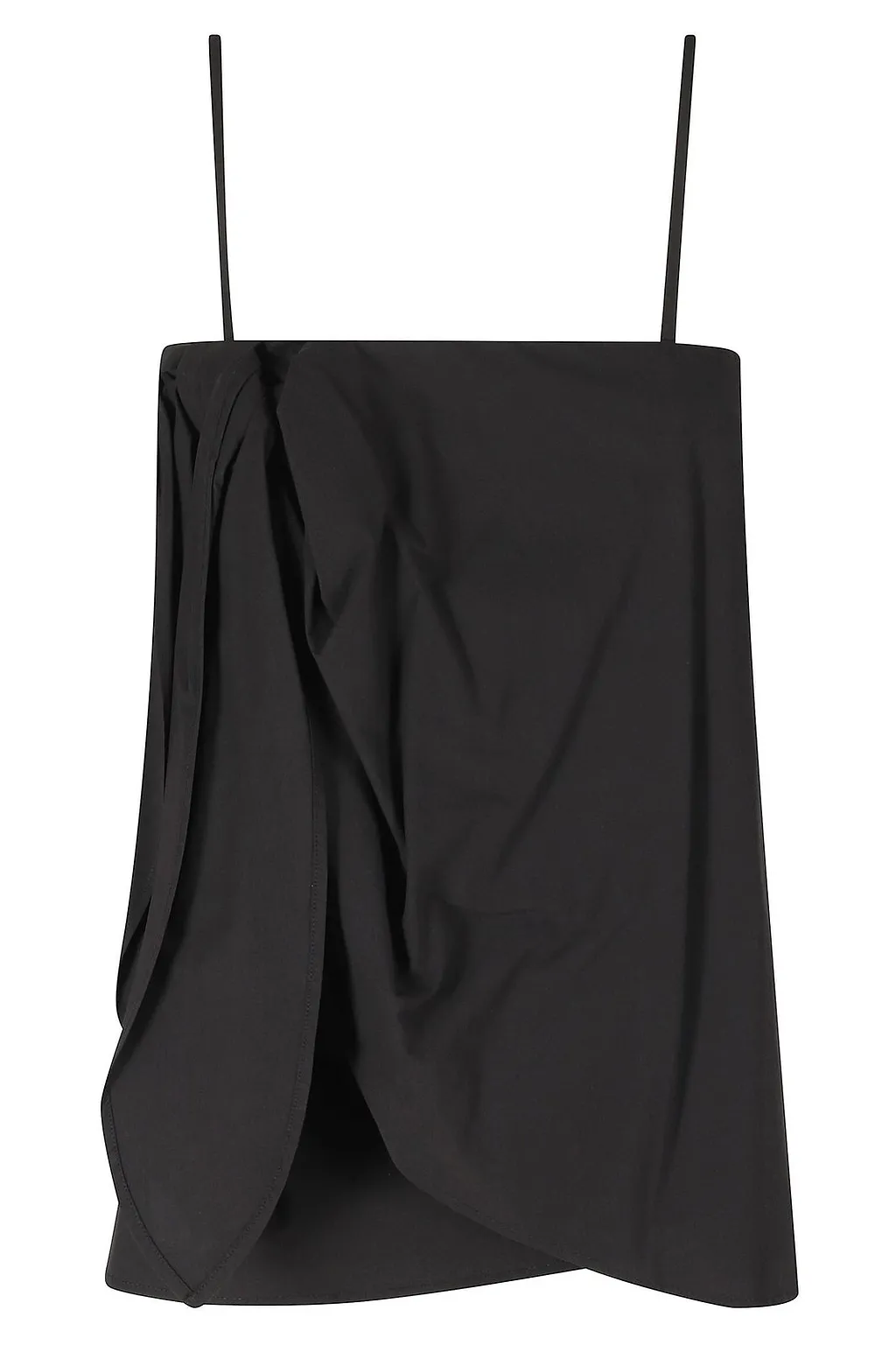 Isabelle Blanche Draped Asymmetric Top