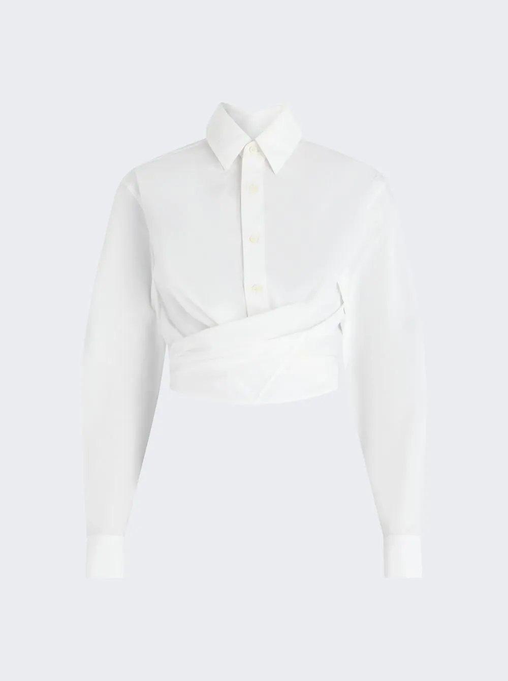 Jean Paul Gaultier Wrapped Cropped Shirt