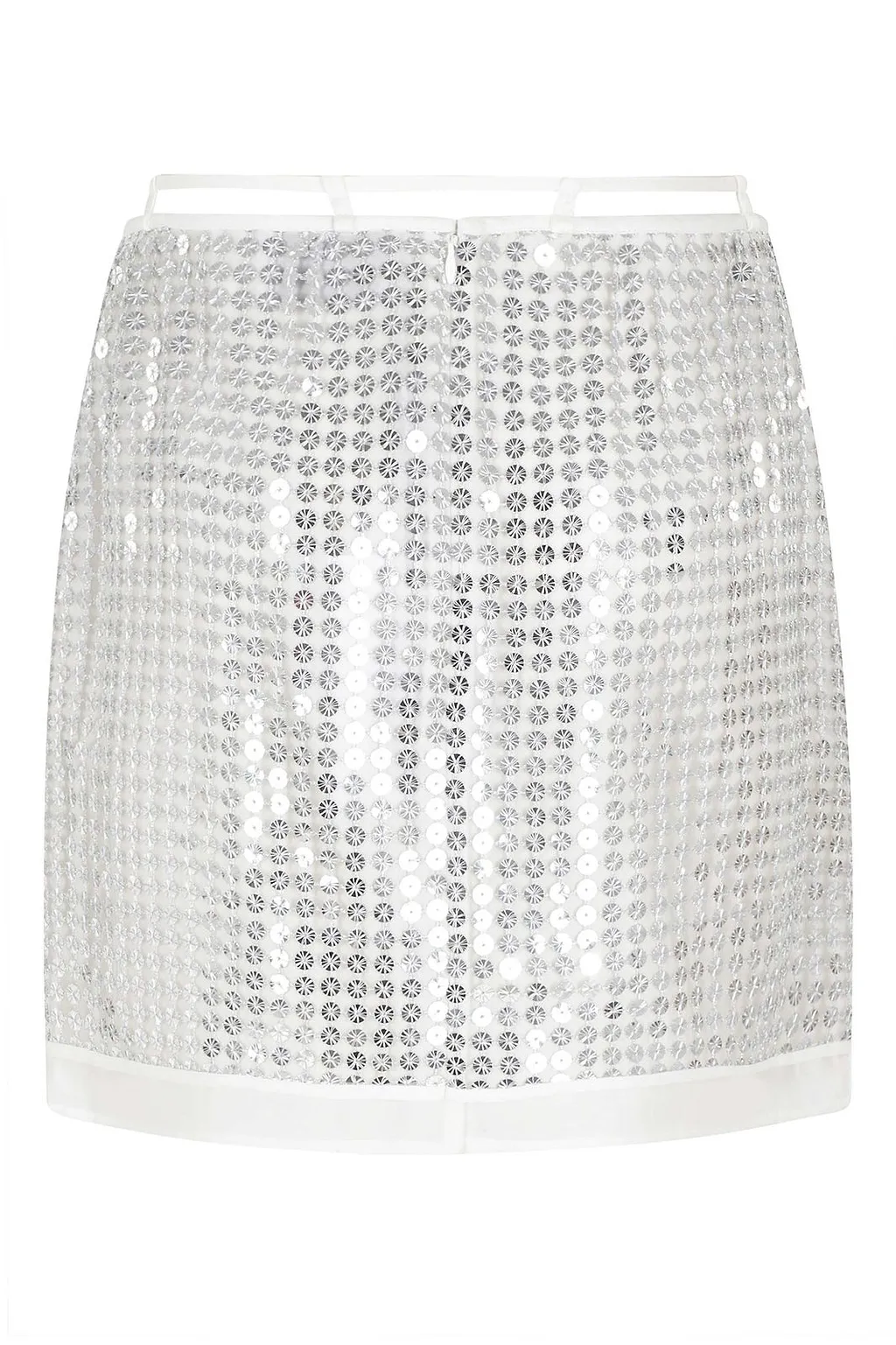 Isabelle Blanche Sequin Mini Skirt
