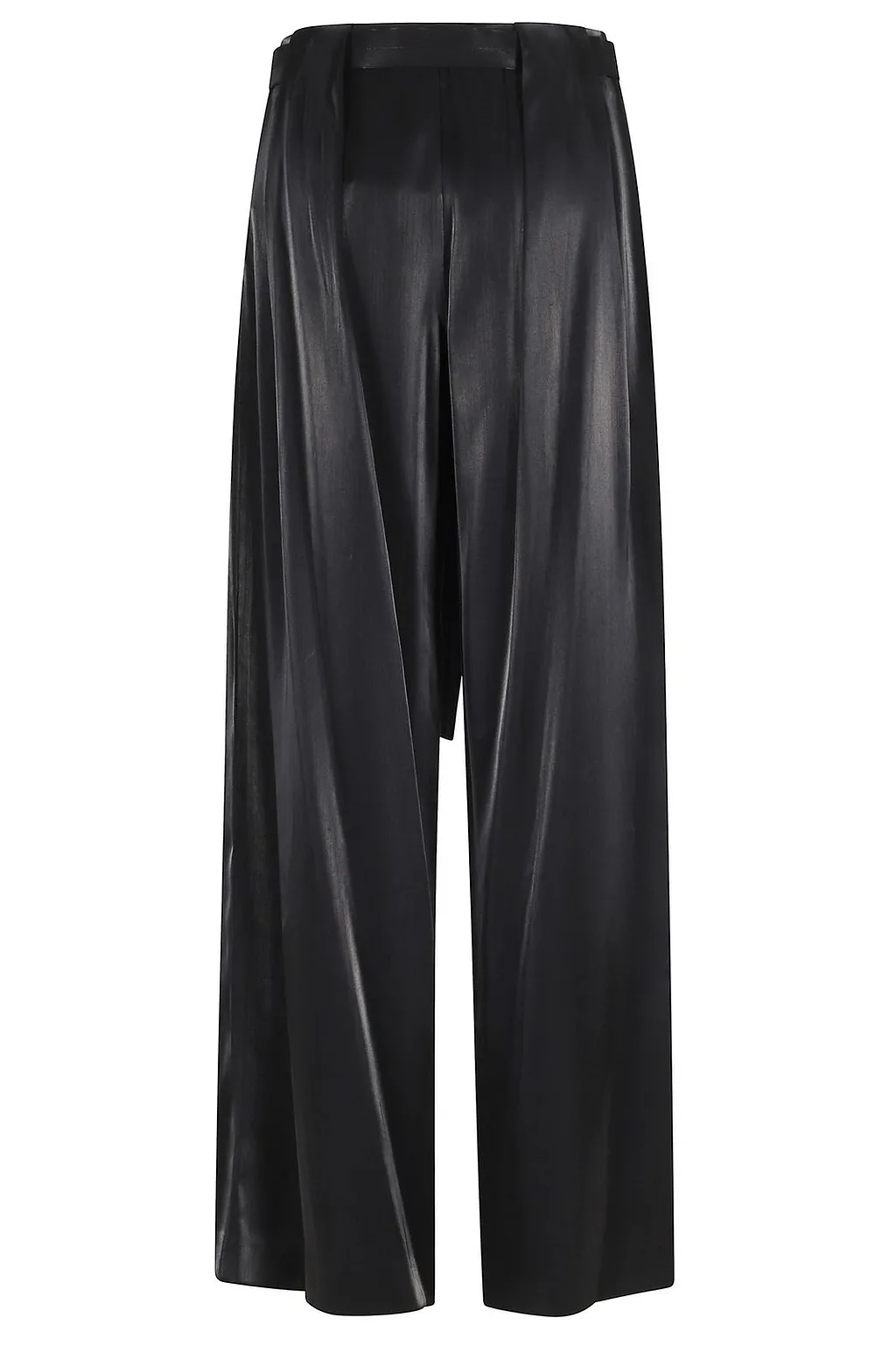 Isabelle Blanche Wide-Leg Belted Pants