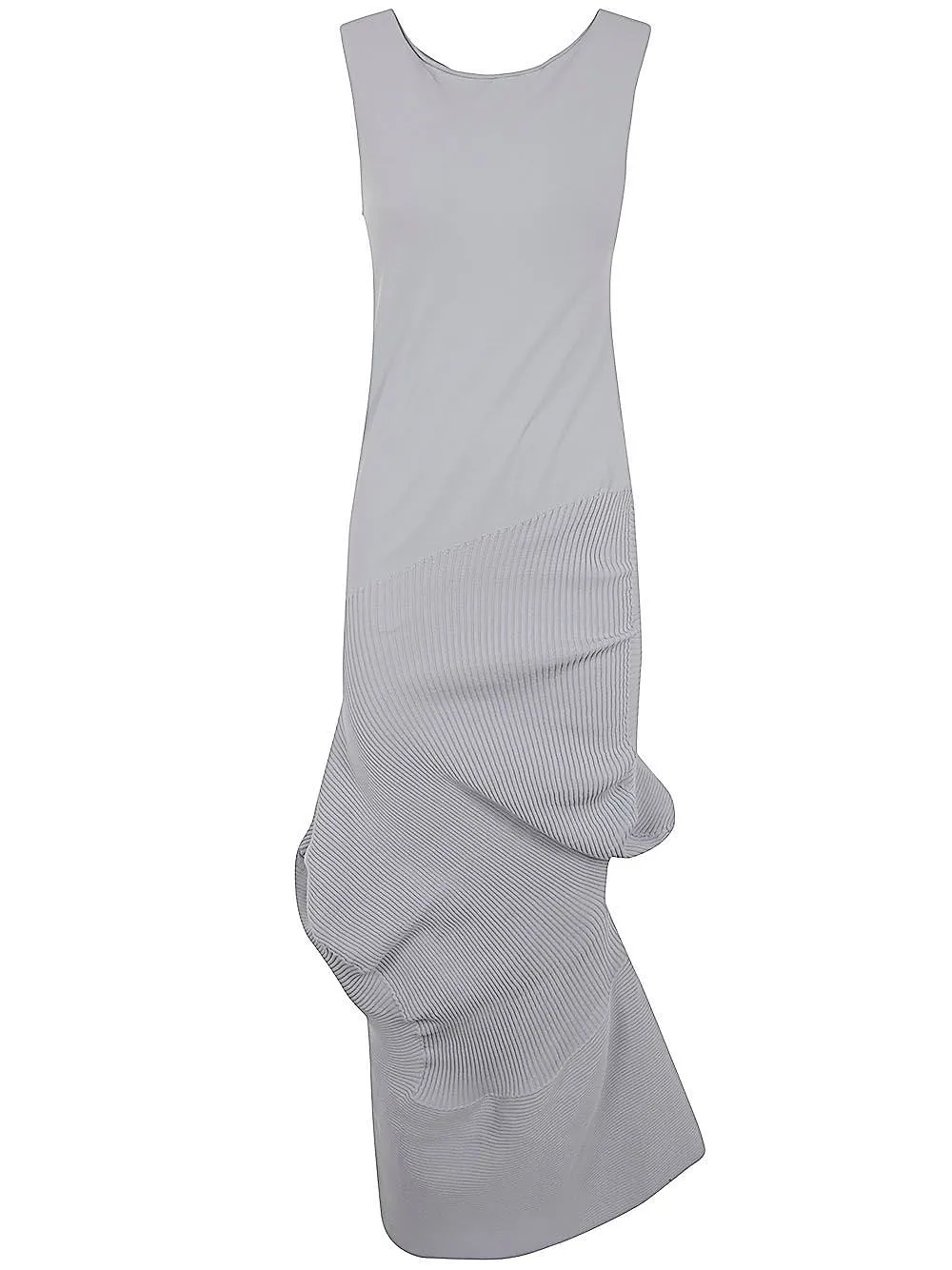 Issey Miyake Asymmetric Sleeveless Dress