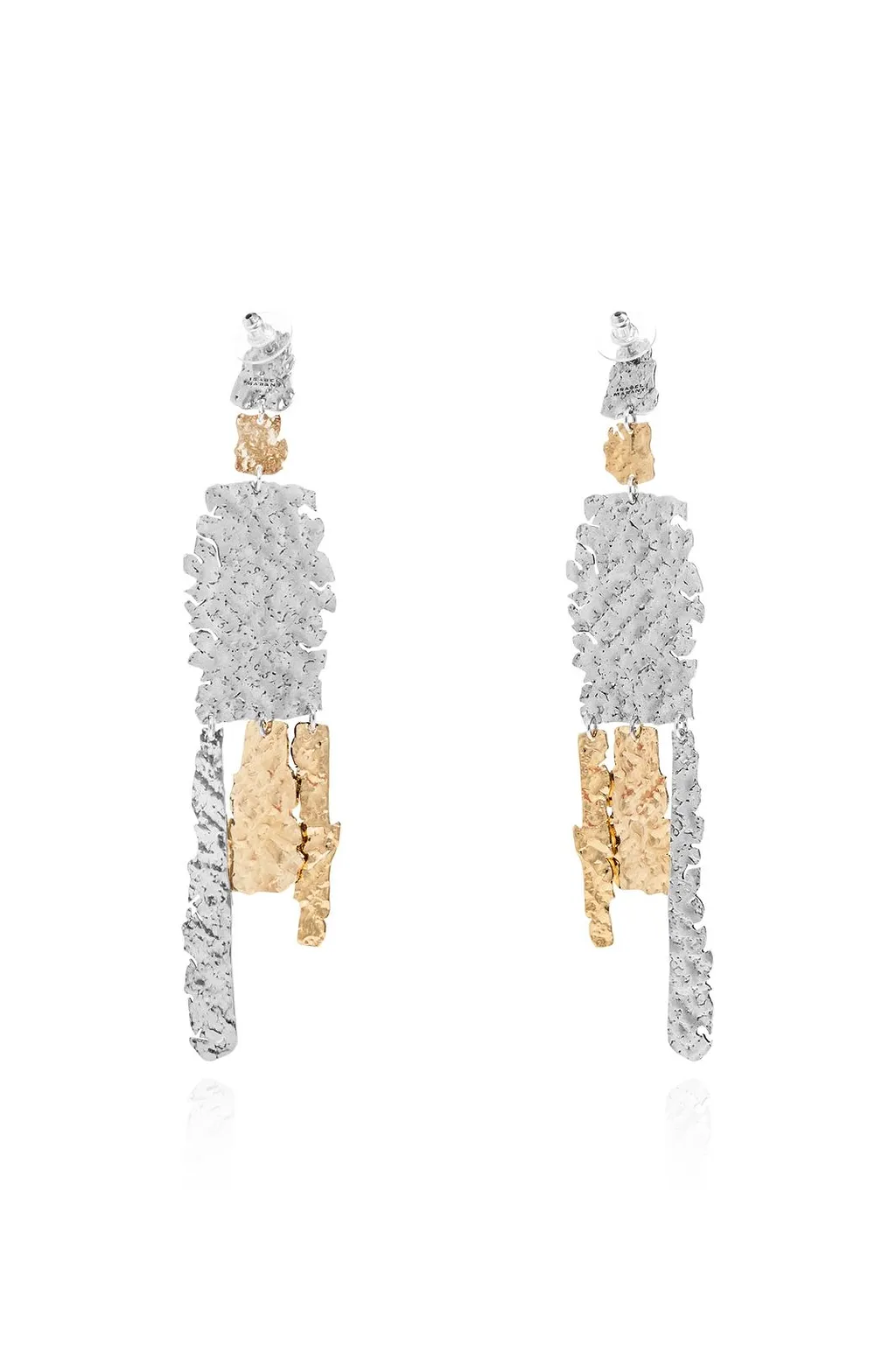Isabel Marant Textured Long Drop Earrings