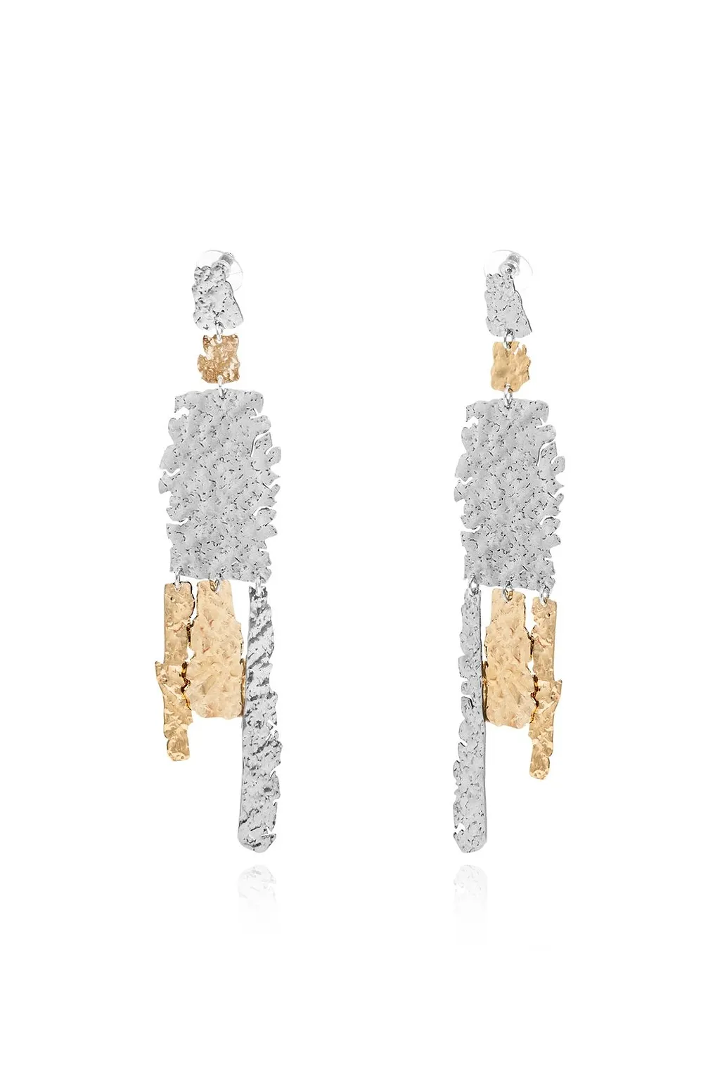 Isabel Marant Textured Long Drop Earrings