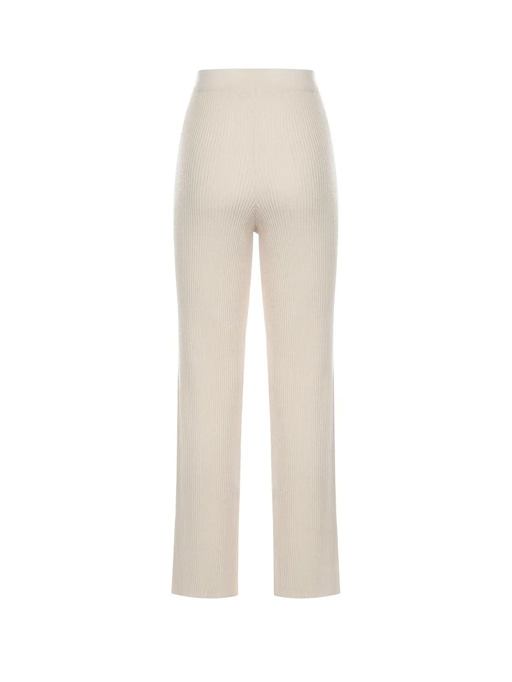 Ribbed Knitted Trousers