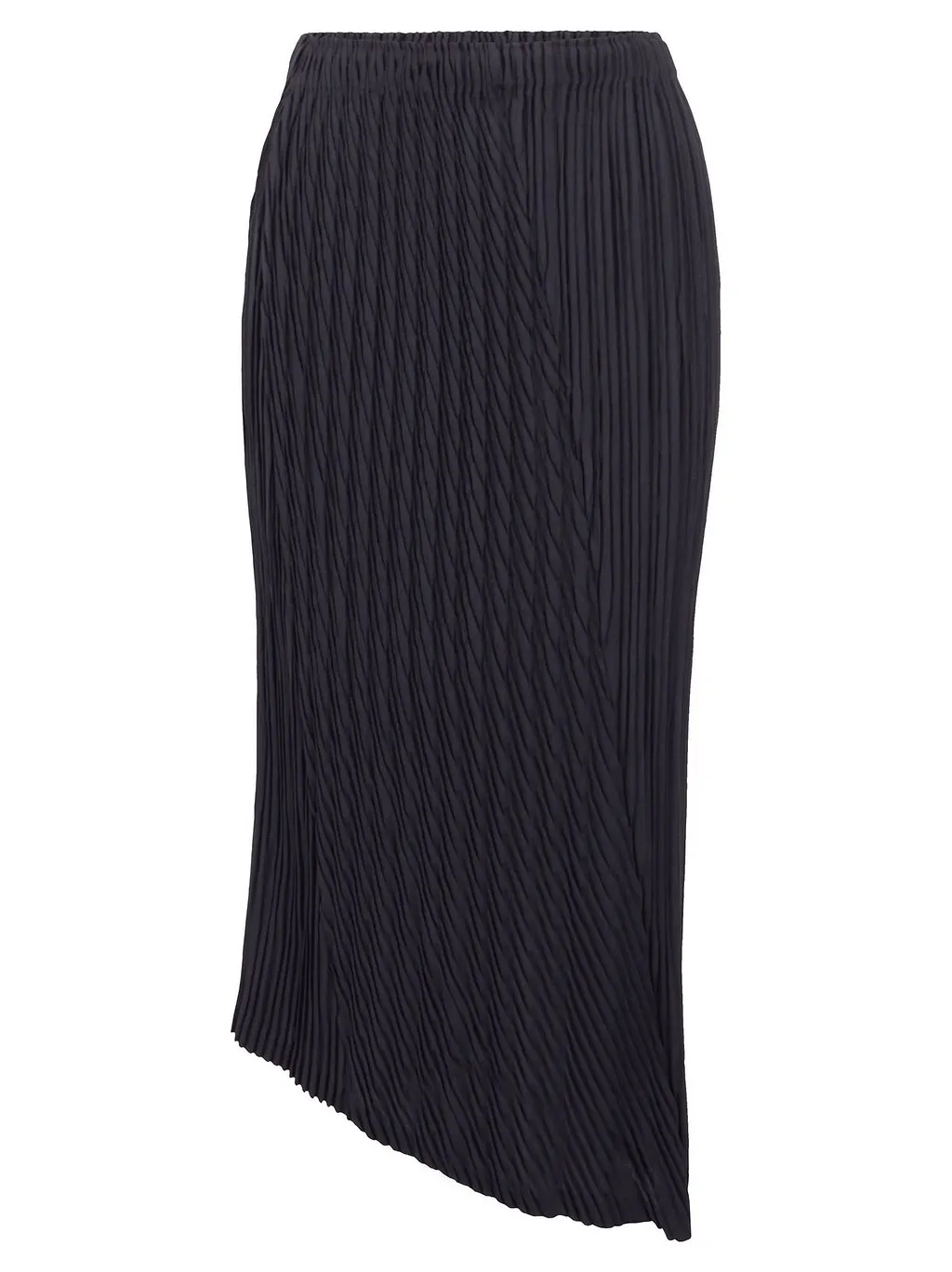 Issey Miyake Elasticated Waistband Asymmetric Skirt