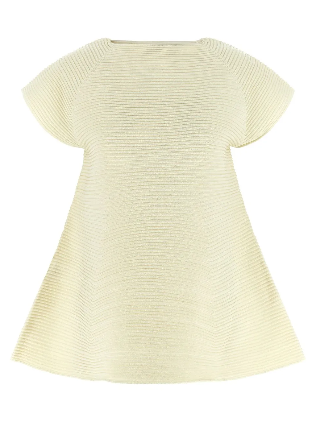 Corrugated Knit Mini Dress