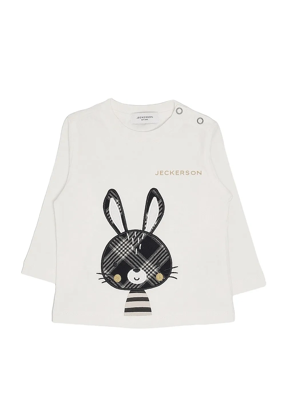 Jeckerson Junior Bunny Print Crewneck T-Shirt