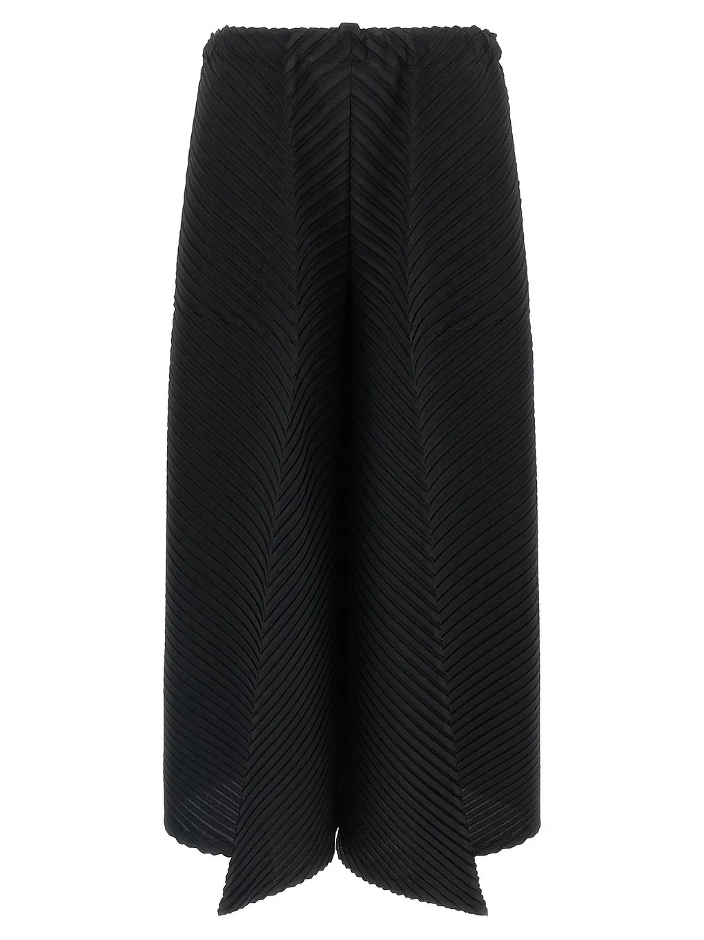Plaster Pleats Solid Pants