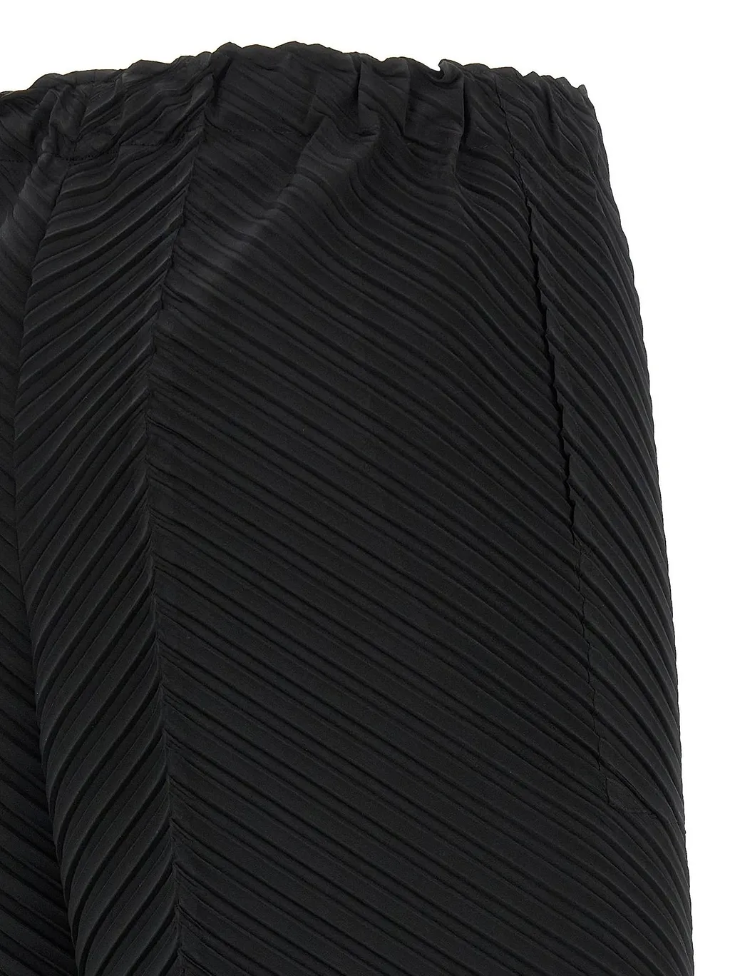 Plaster Pleats Solid Pants