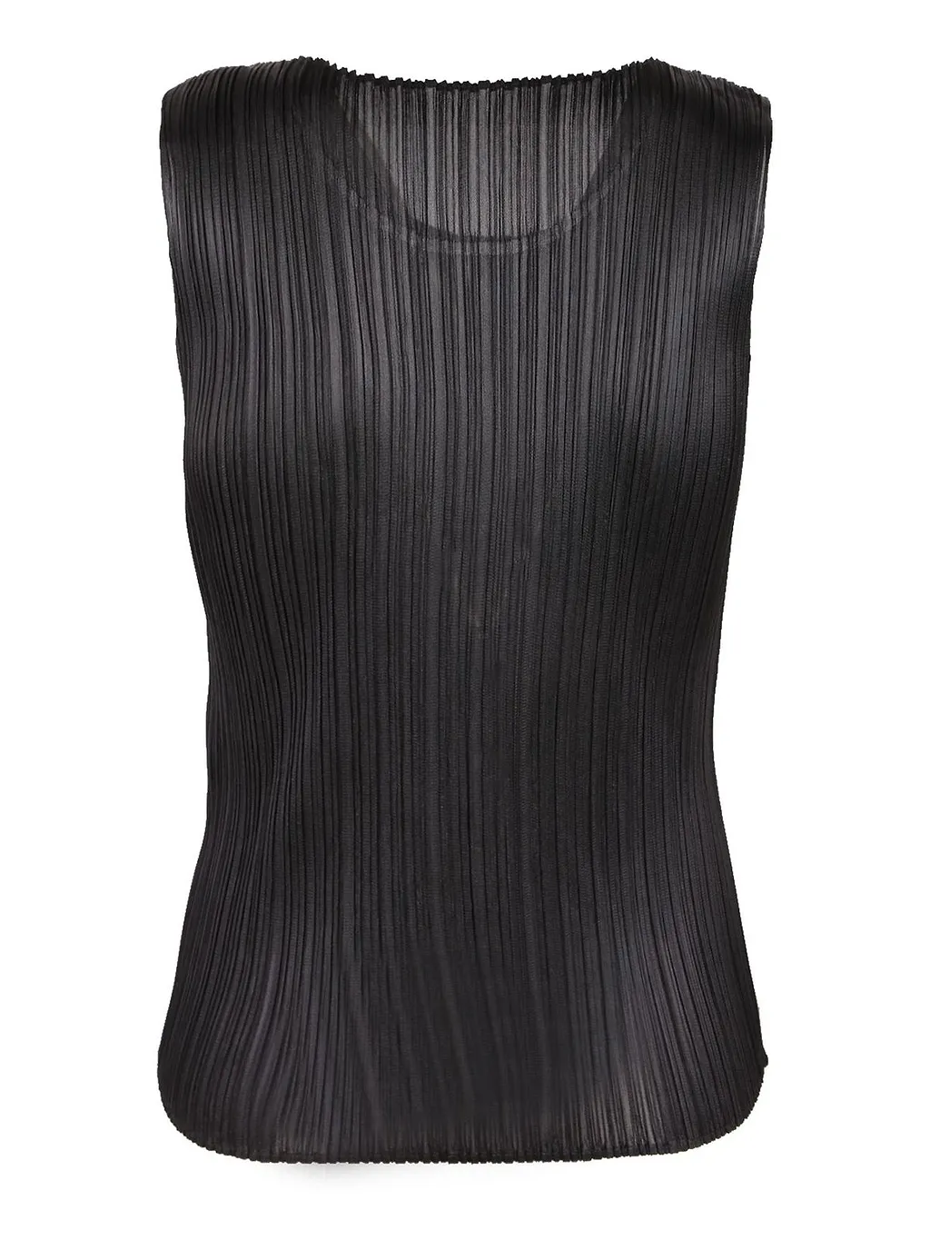 Pleated Sleeveless Top