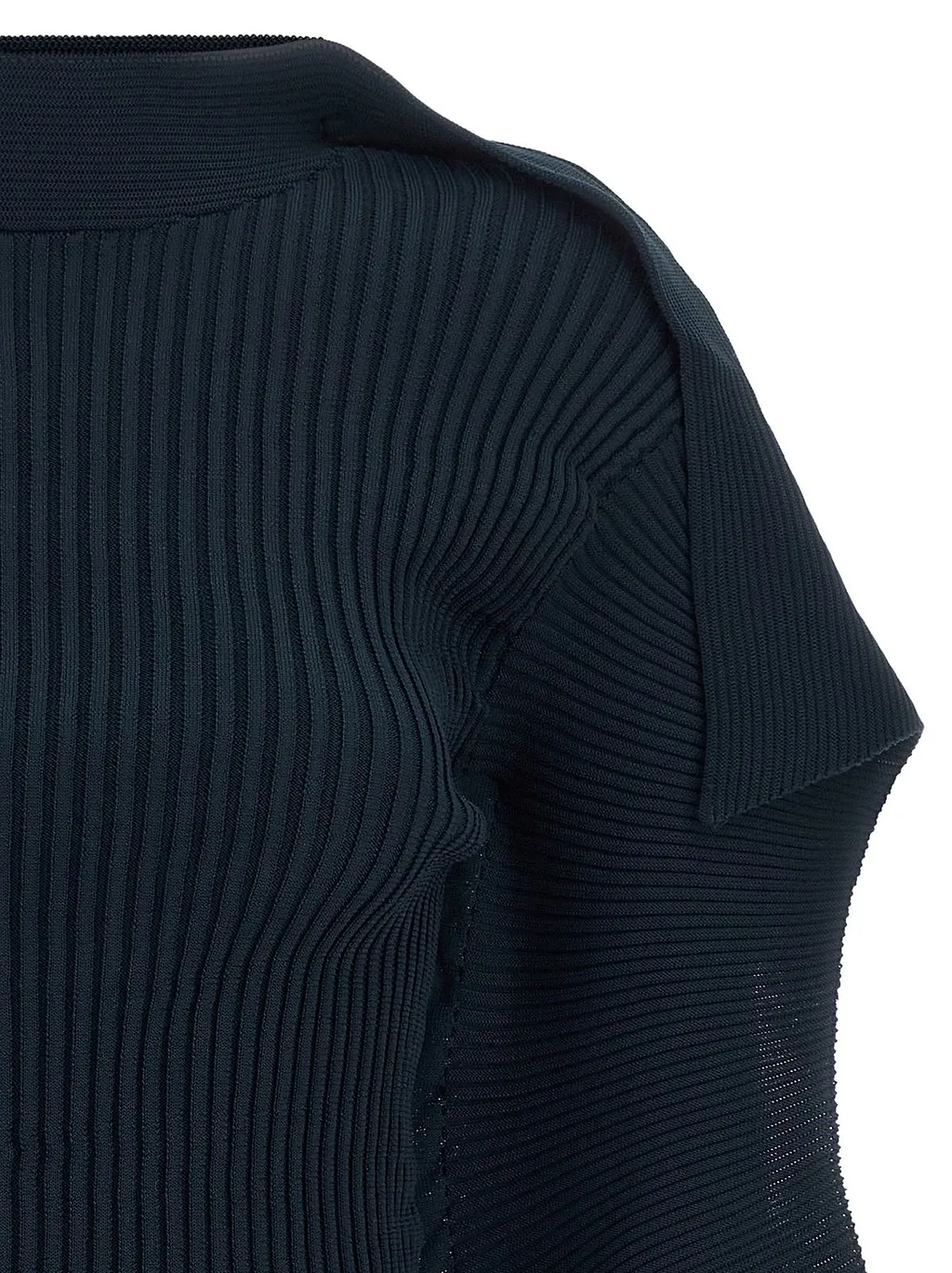 Prance Pleated Sculptural Top