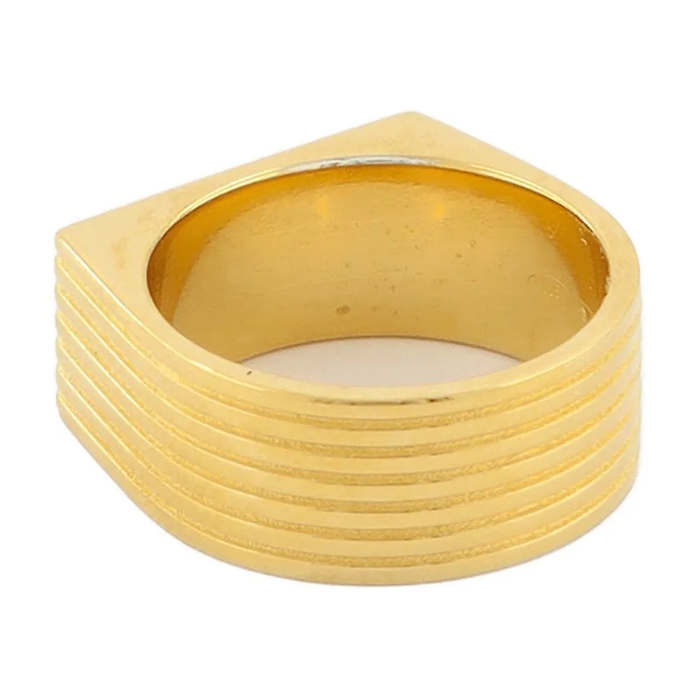 Aurelia Wide Stack-Effect Signet Ring