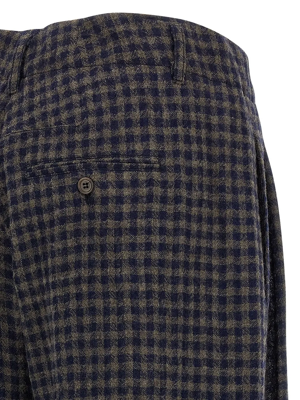 Antoine Vichy Wide-Leg Pants