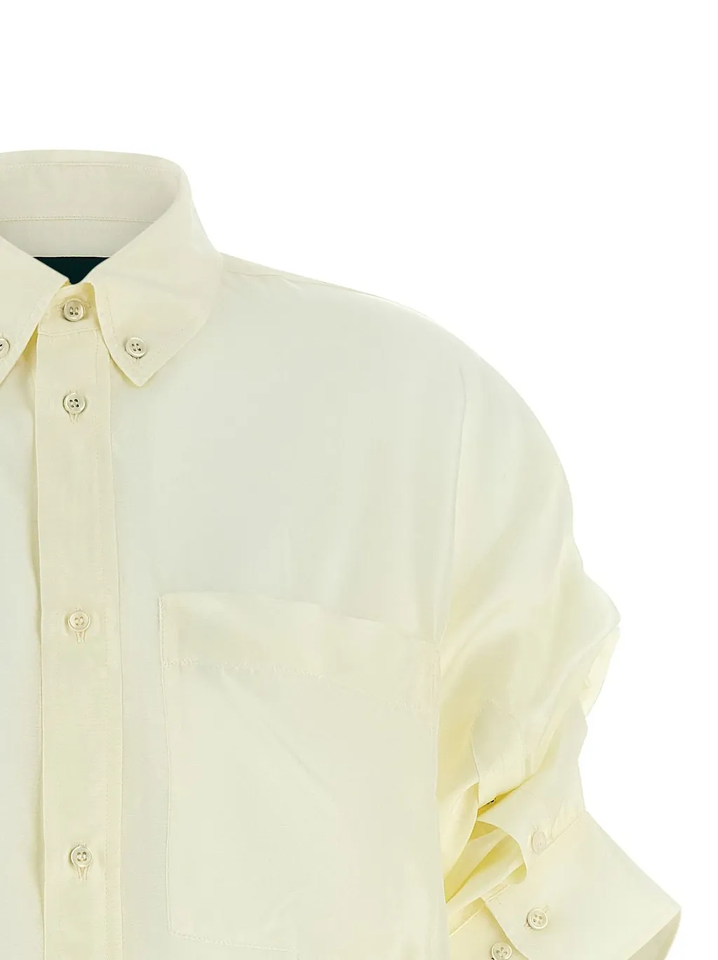Jejia Buba Crinkled 3/4-Sleeve Shirt