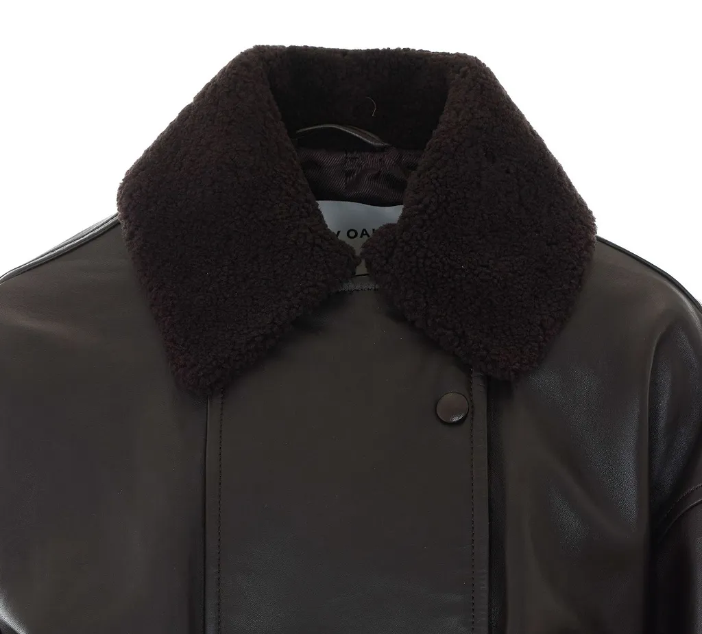 Ivy & Oak Laila Lane Shearling Collar Jacket