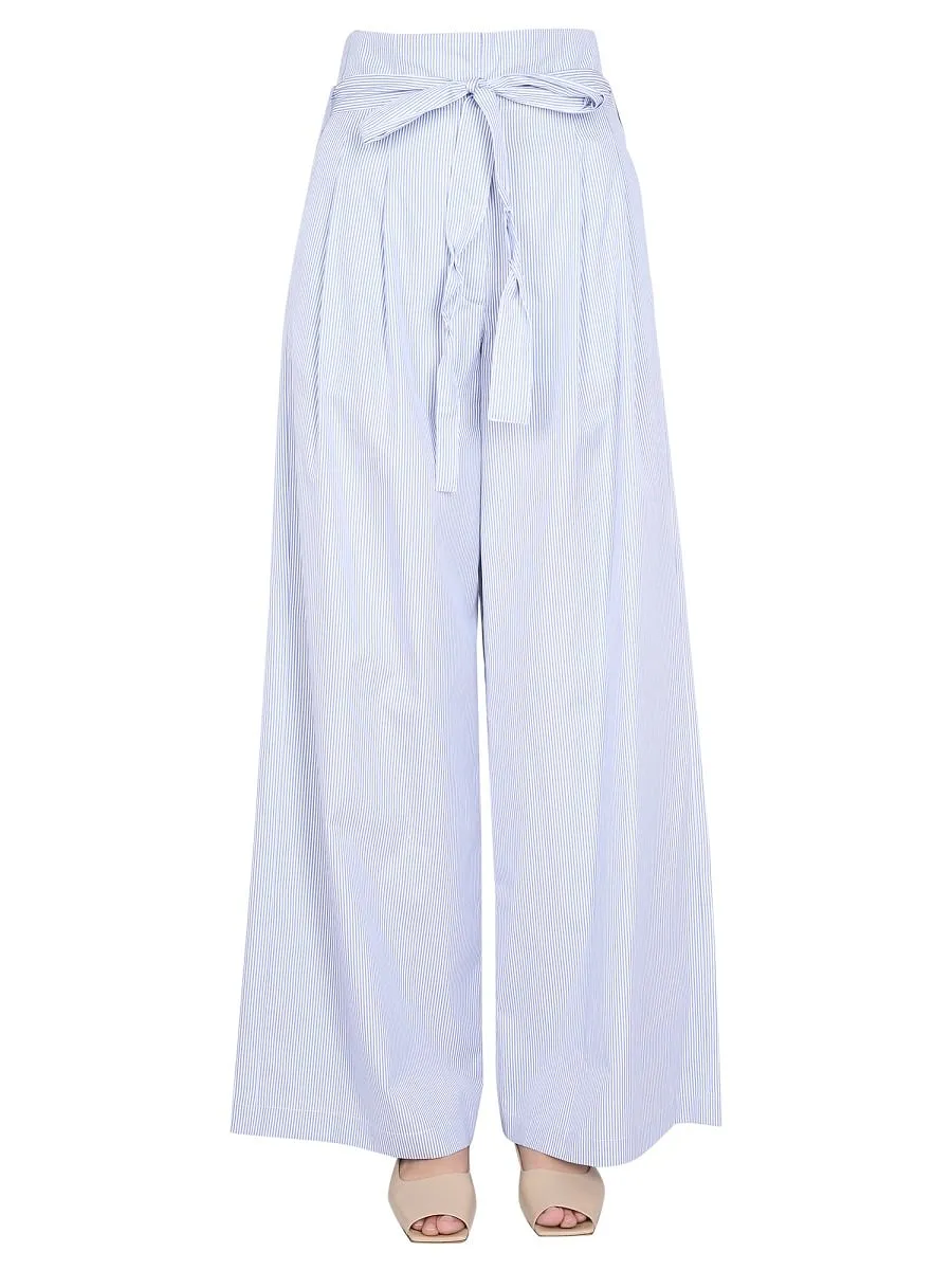Sophie Wide Leg Tie-Waist Trousers