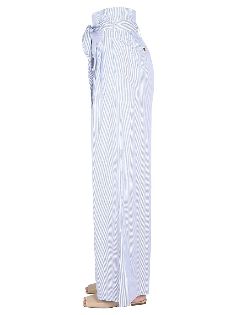 Sophie Wide Leg Tie-Waist Trousers