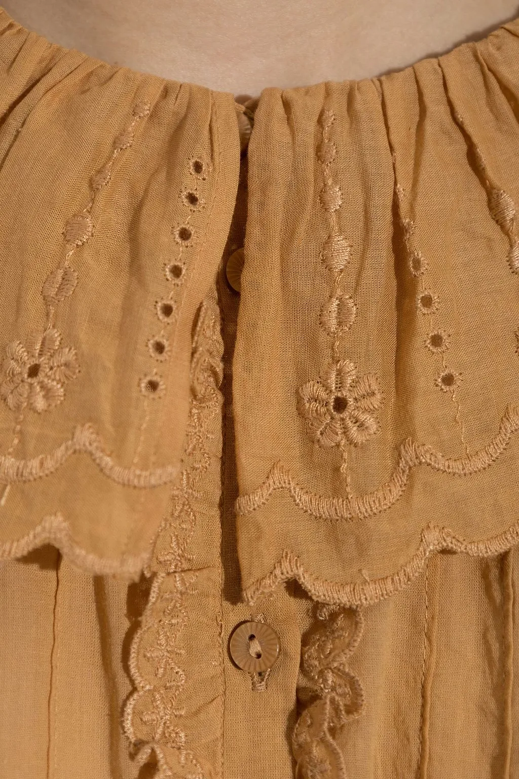 Lenora Broderie Mini Dress