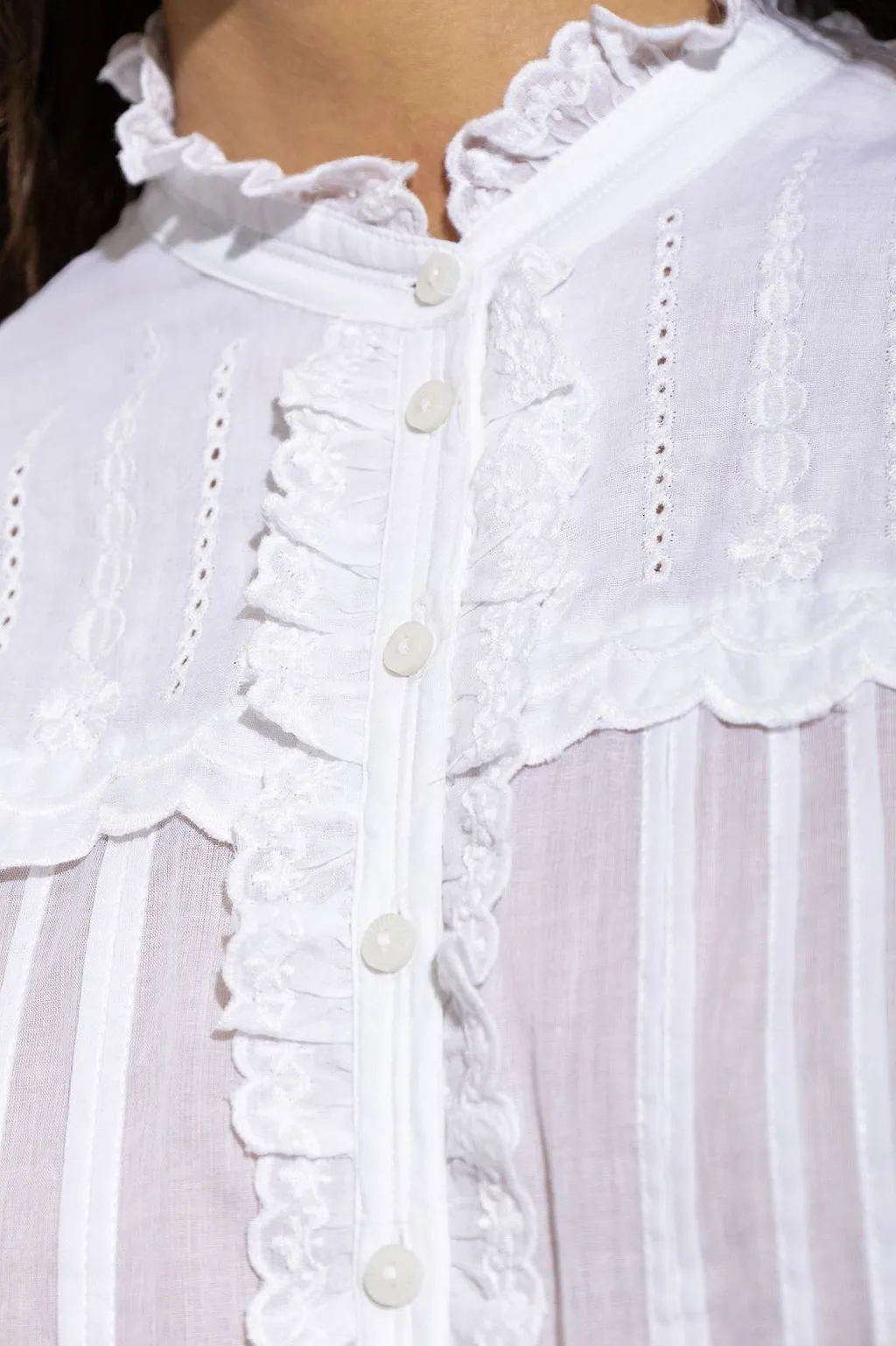 Isabel Marant ÉToile Lonie Ruffled Midi Dress