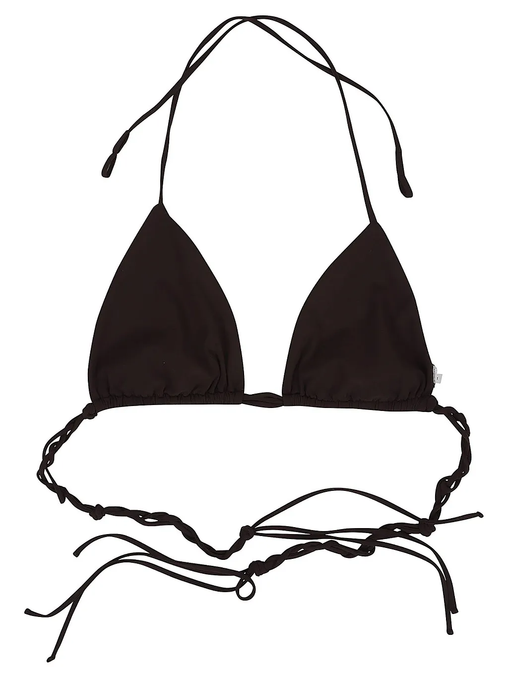 Jil Sander Braid-Detail Triangle Cup Bikini Top