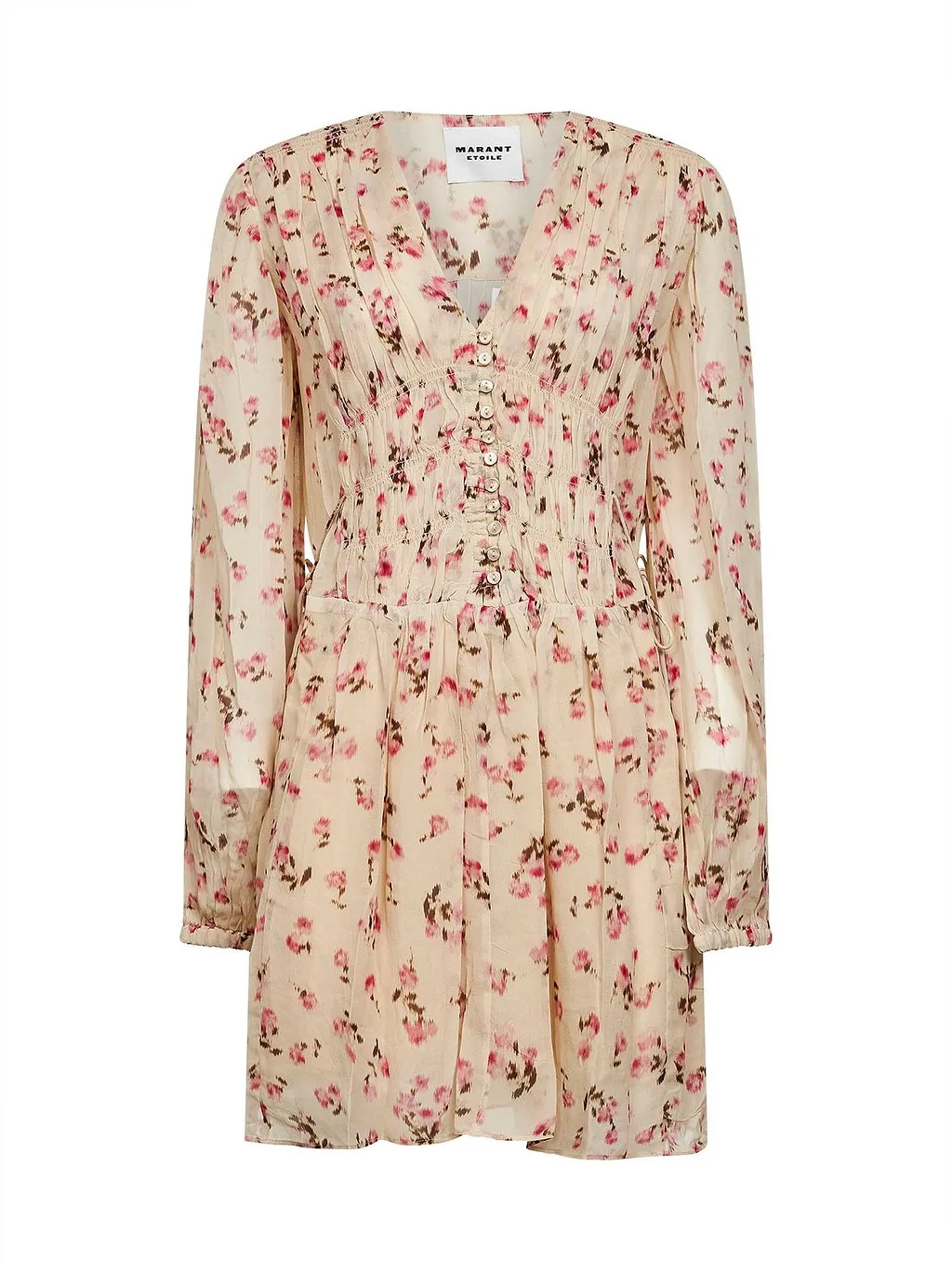 Loriena Floral Printed Mini Dress