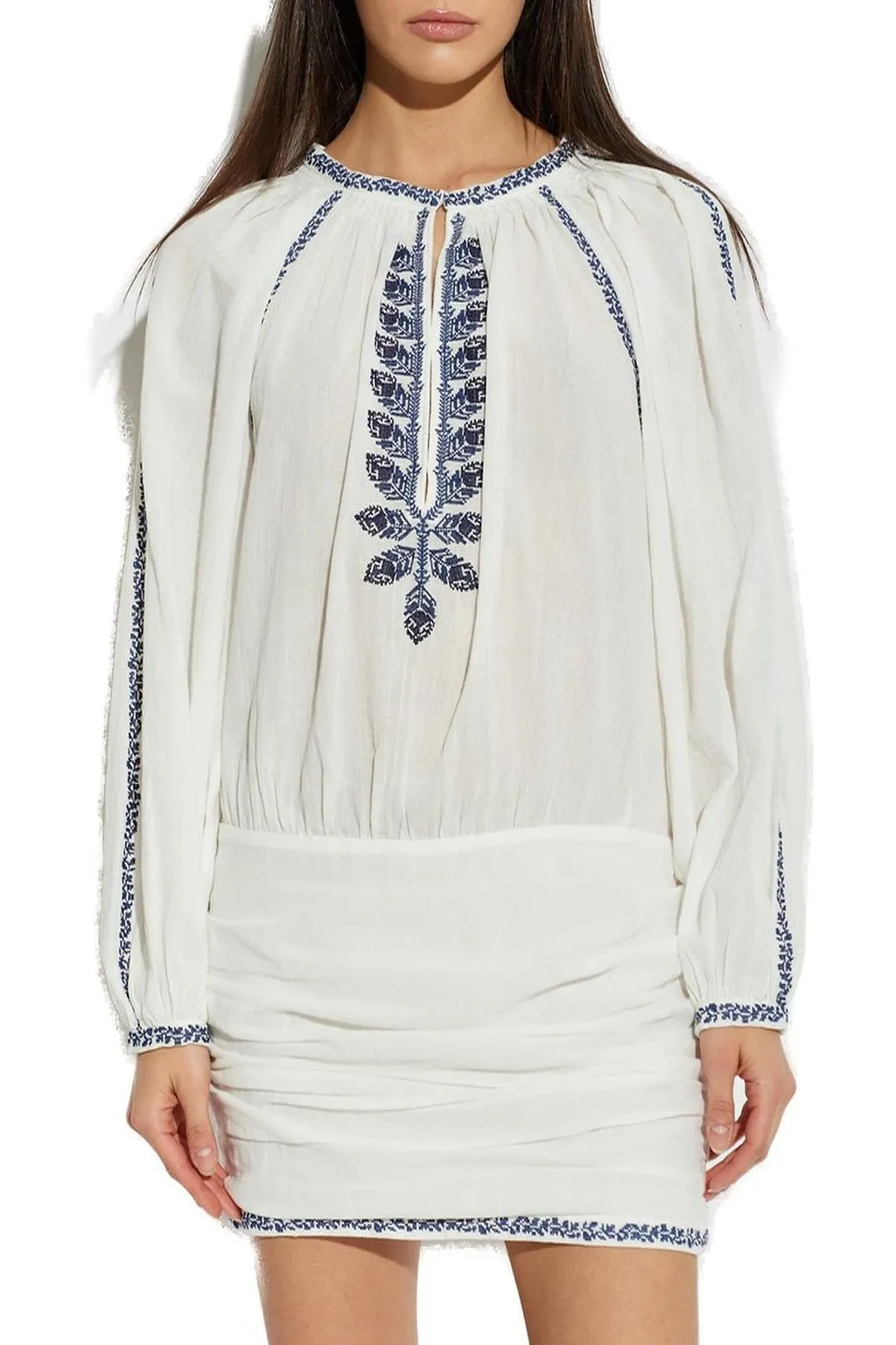 Ludy Embroidered Mini Dress