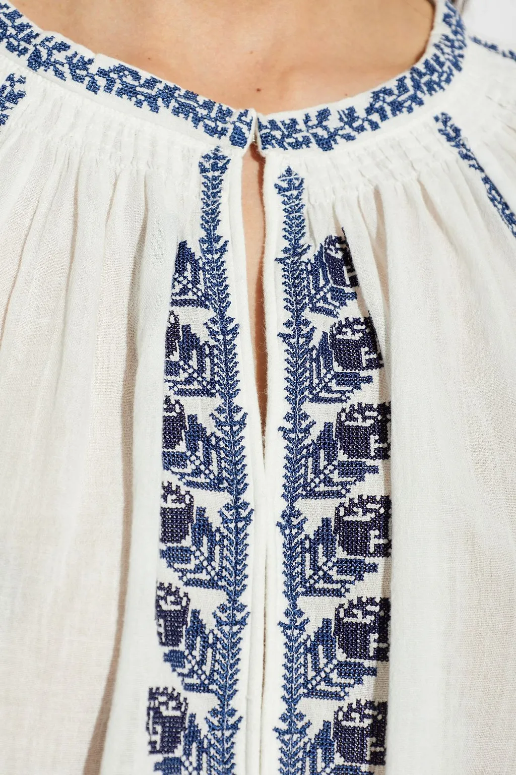 Ludy Embroidered Mini Dress