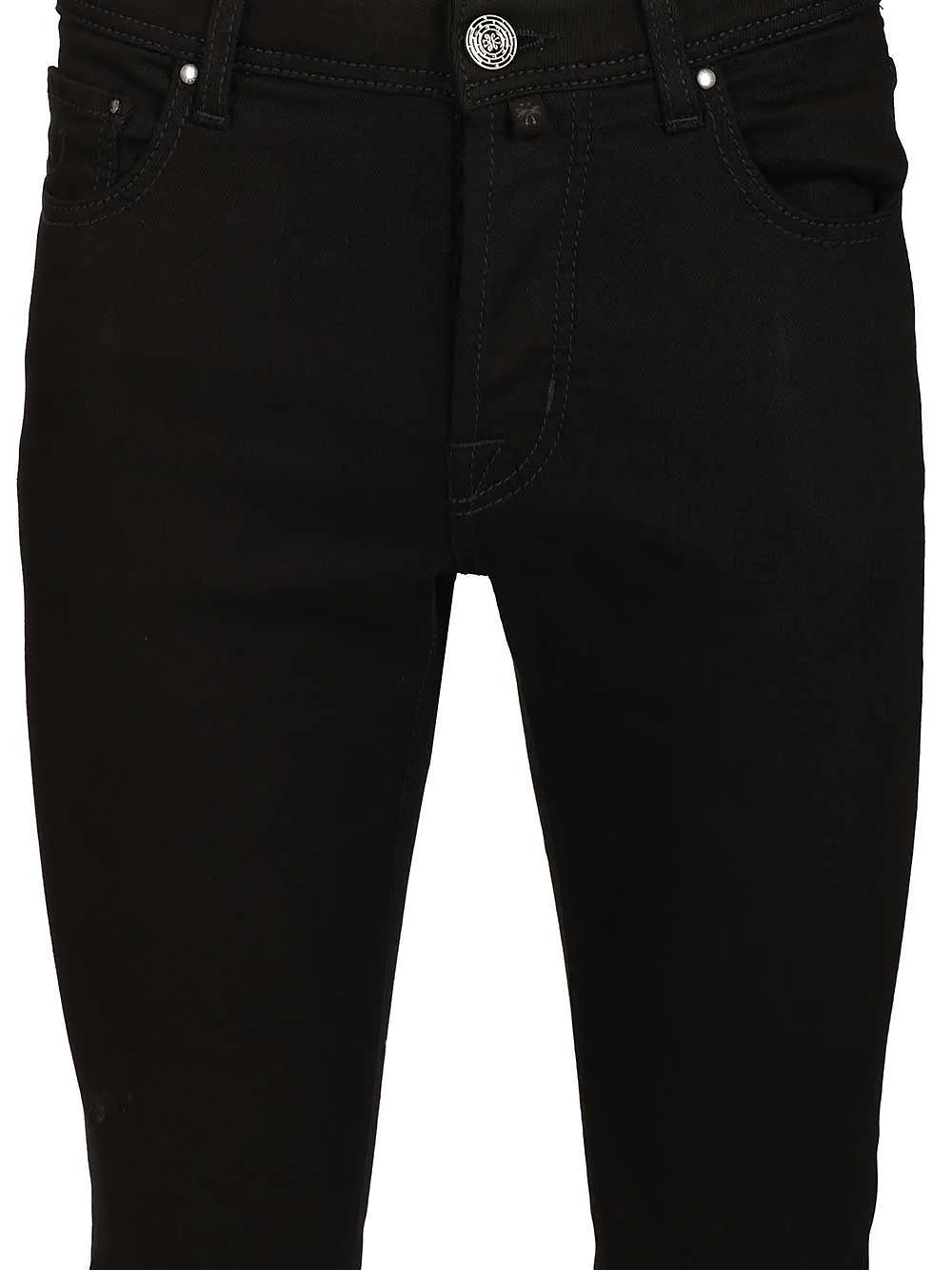 Jacob Cohen Logo Patch Slim Fit Jeans