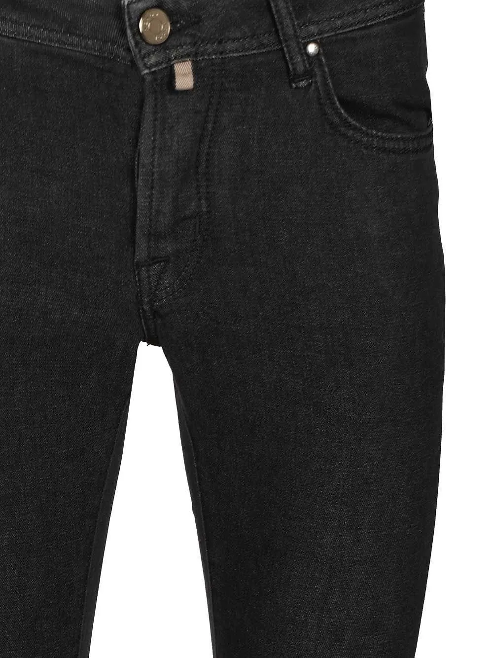 Jacob Cohen Logo Patch Slim Fit Jeans