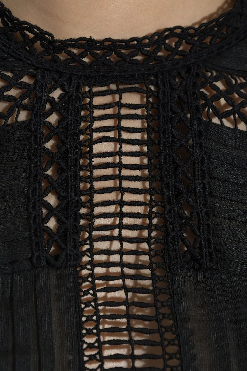 Isabel Marant ÉToile Paige Lace-Trim Mini Dress