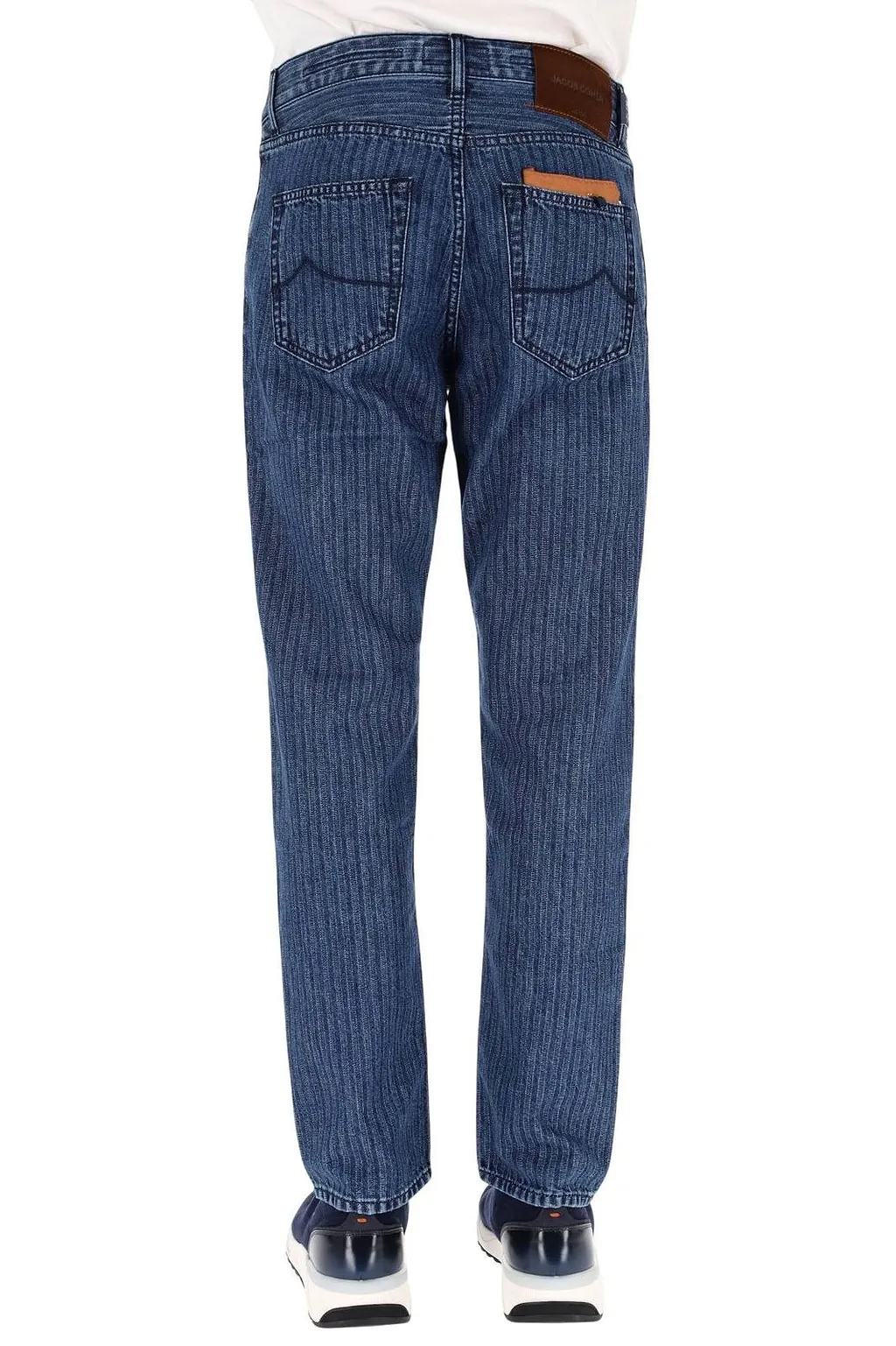 Jacob Cohen Logo Patch Straight-Leg Jeans