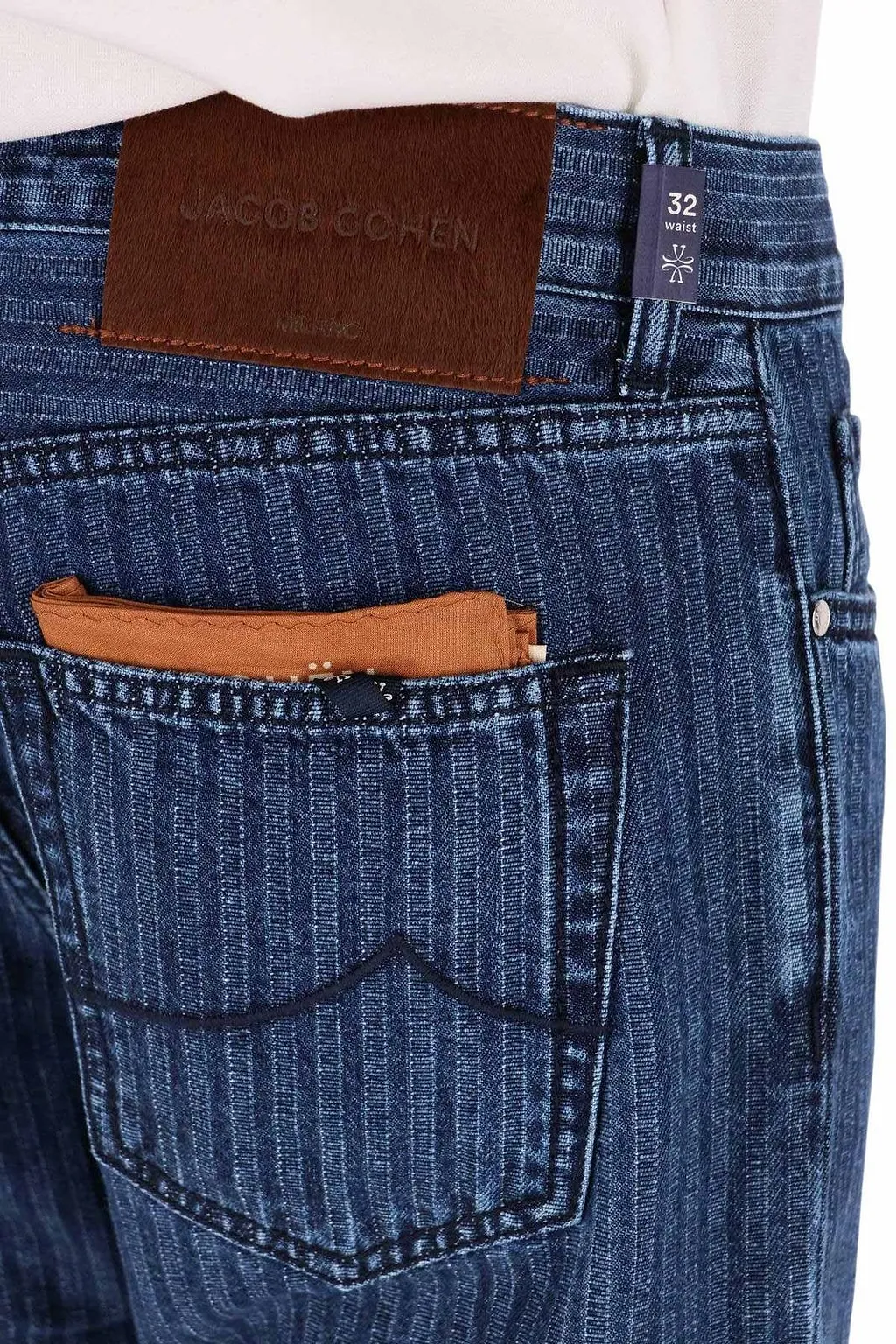 Jacob Cohen Logo Patch Straight-Leg Jeans