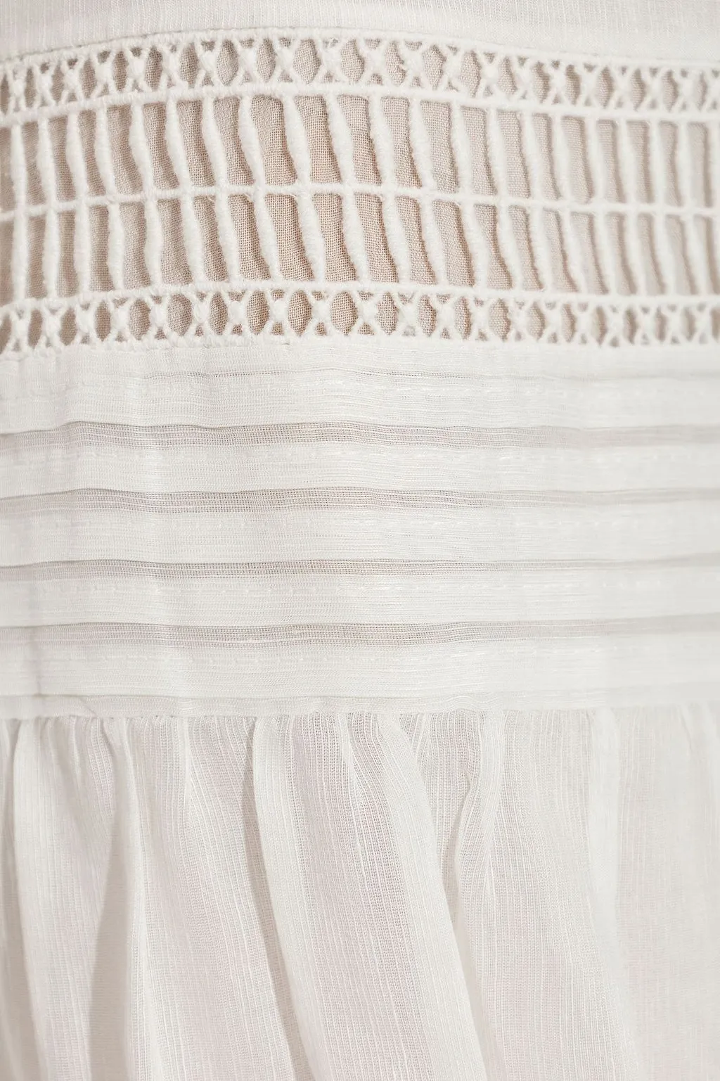 Isabel Marant ÉToile Paige Lace-Trim Mini Dress