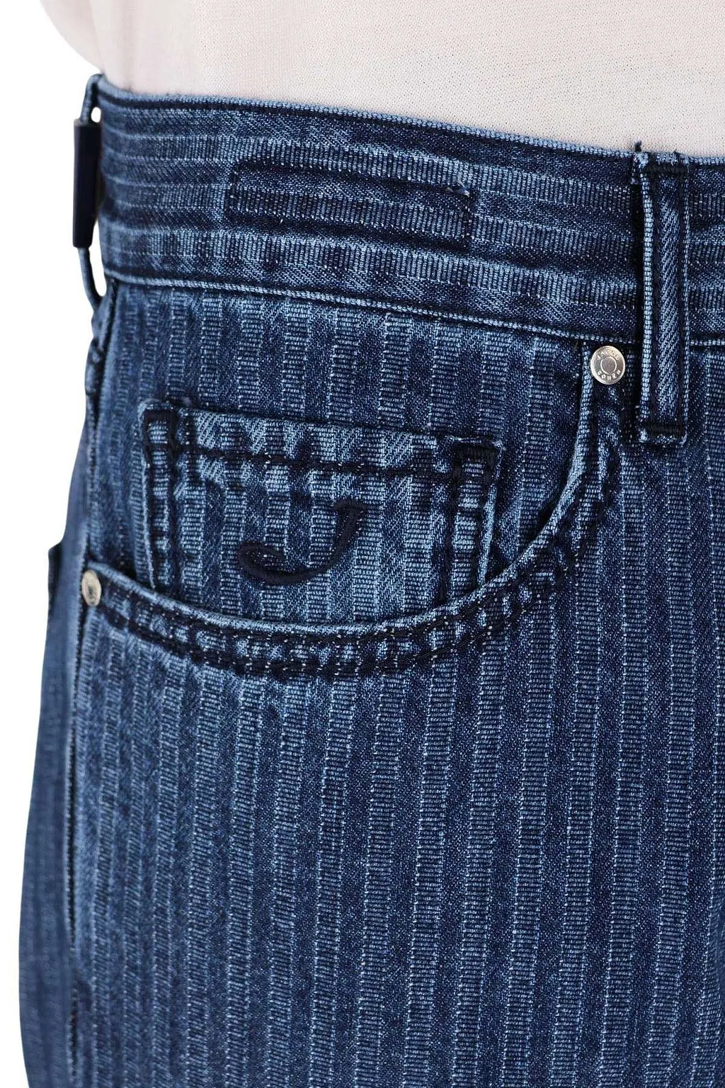 Jacob Cohen Logo Patch Straight-Leg Jeans