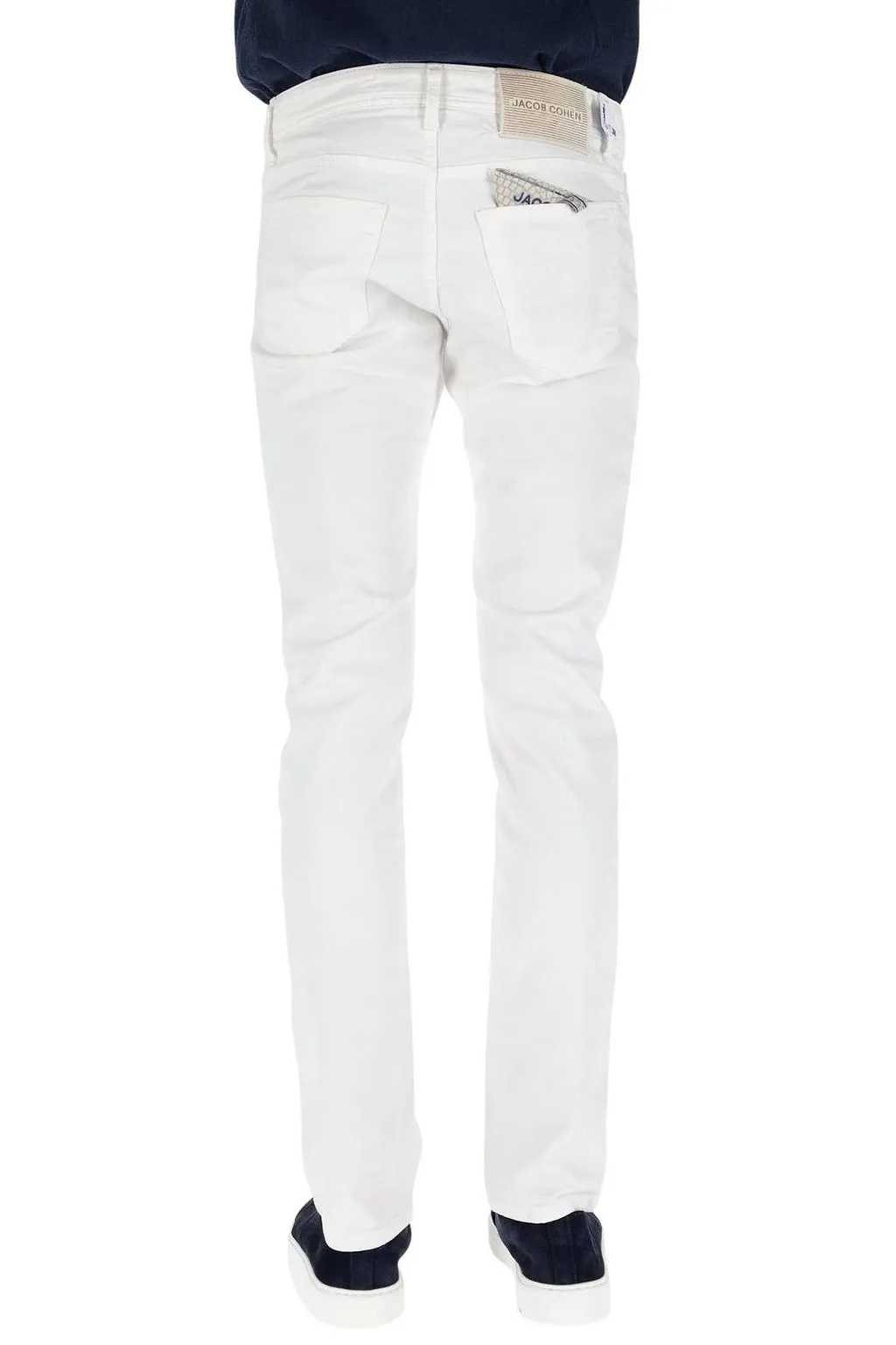 Jacob Cohen Logo Patch Straight-Leg Pants