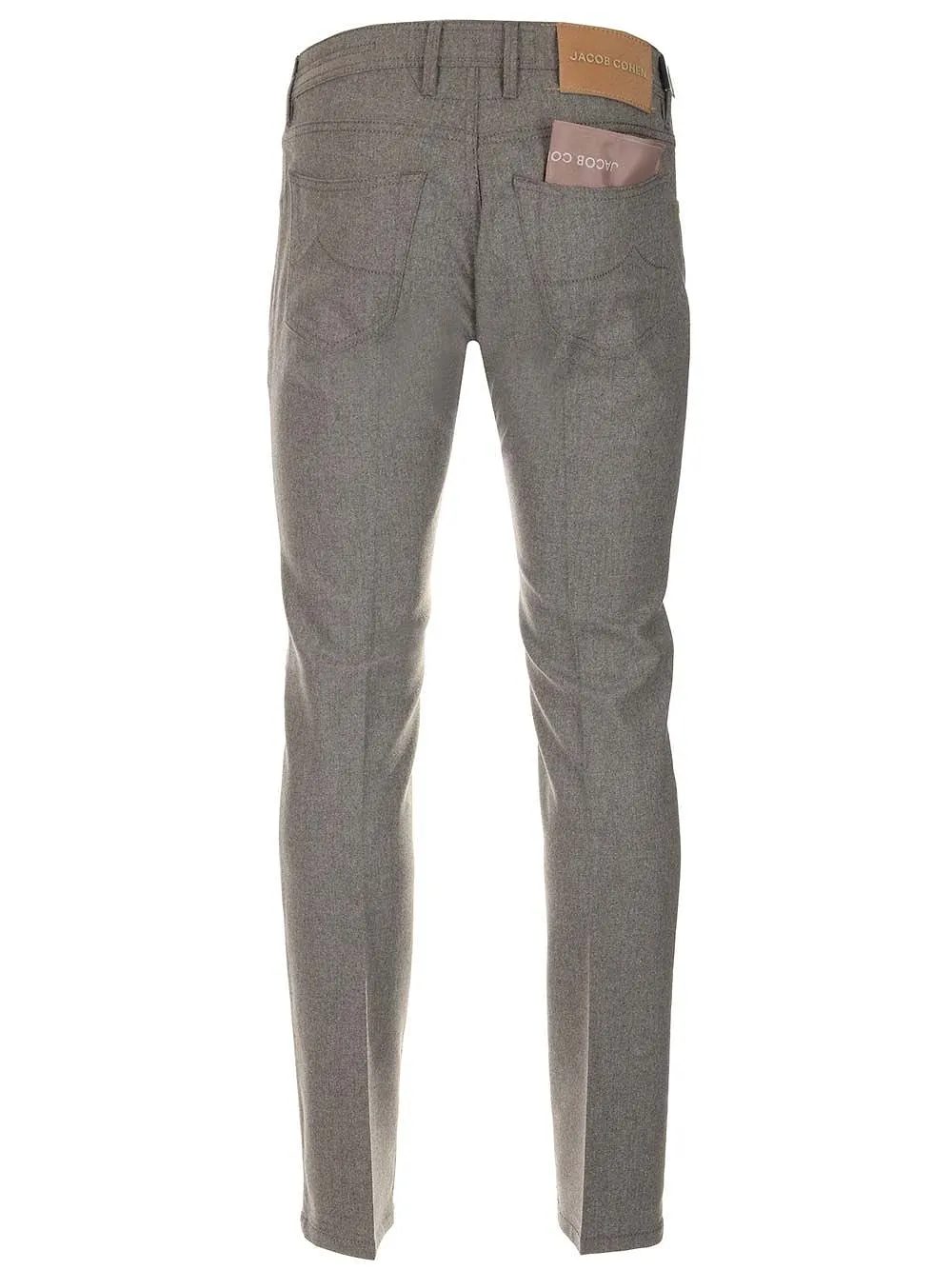 Jacob Cohen Logo Patch Straight-Leg Pants