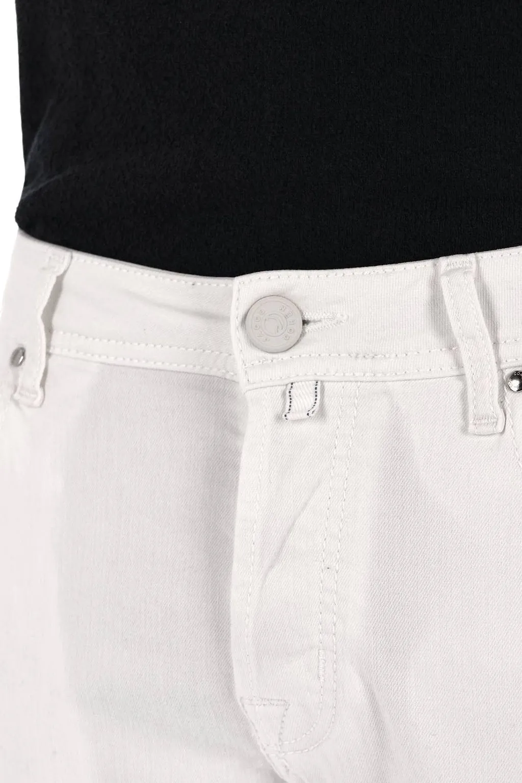 Jacob Cohen Logo Patch Straight-Leg Pants