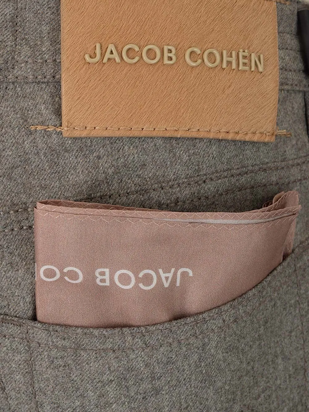 Jacob Cohen Logo Patch Straight-Leg Pants