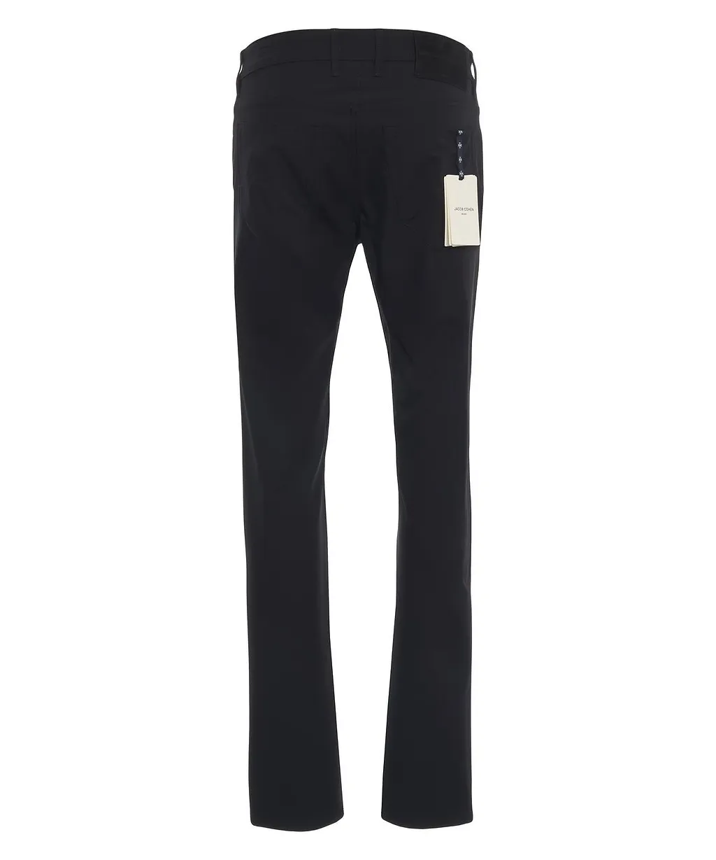 Jacob Cohen Logo-Patch Straight Leg Trousers