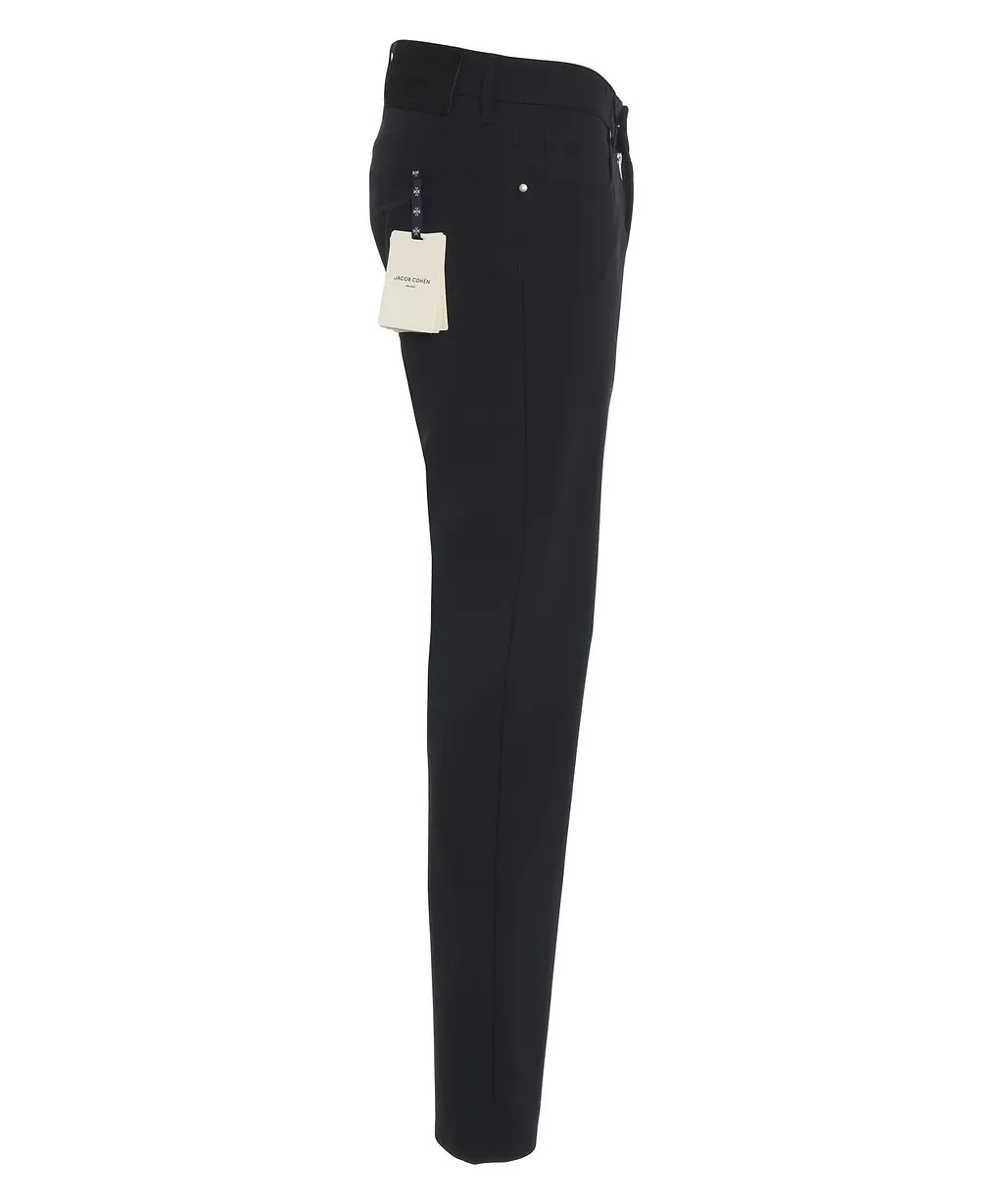 Jacob Cohen Logo-Patch Straight Leg Trousers