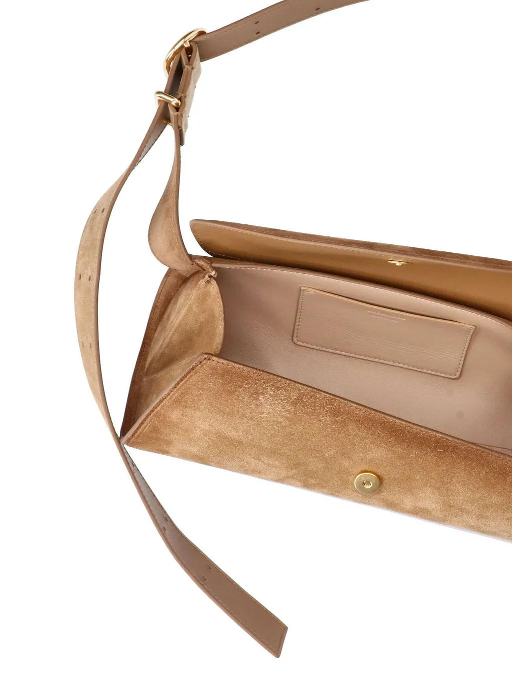 Jil Sander Curved Flap Shoulder Bag