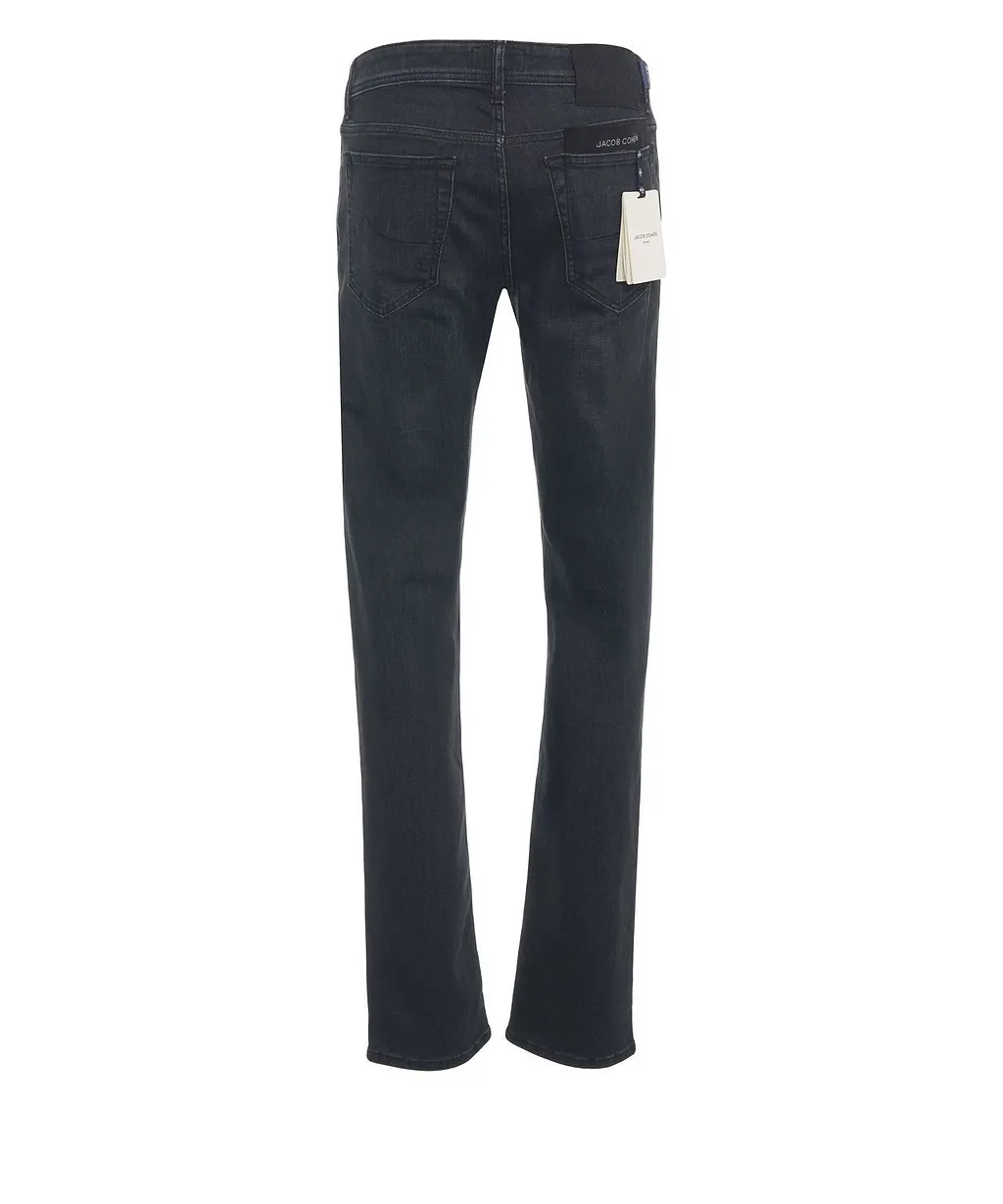 Jacob Cohen Logo Patch Straight-Leg Jeans