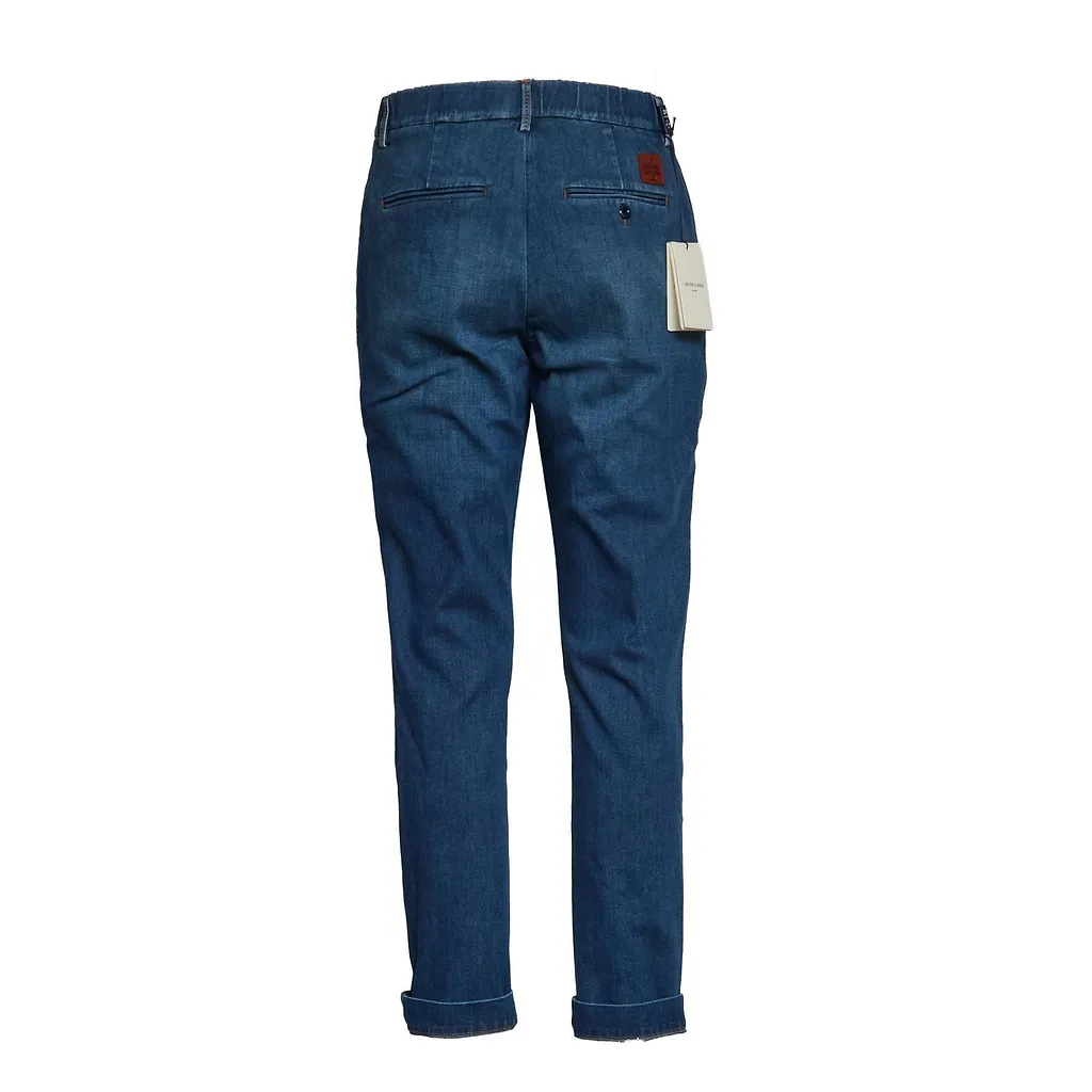 Jacob Cohen Logo Patch Stretch Jeans