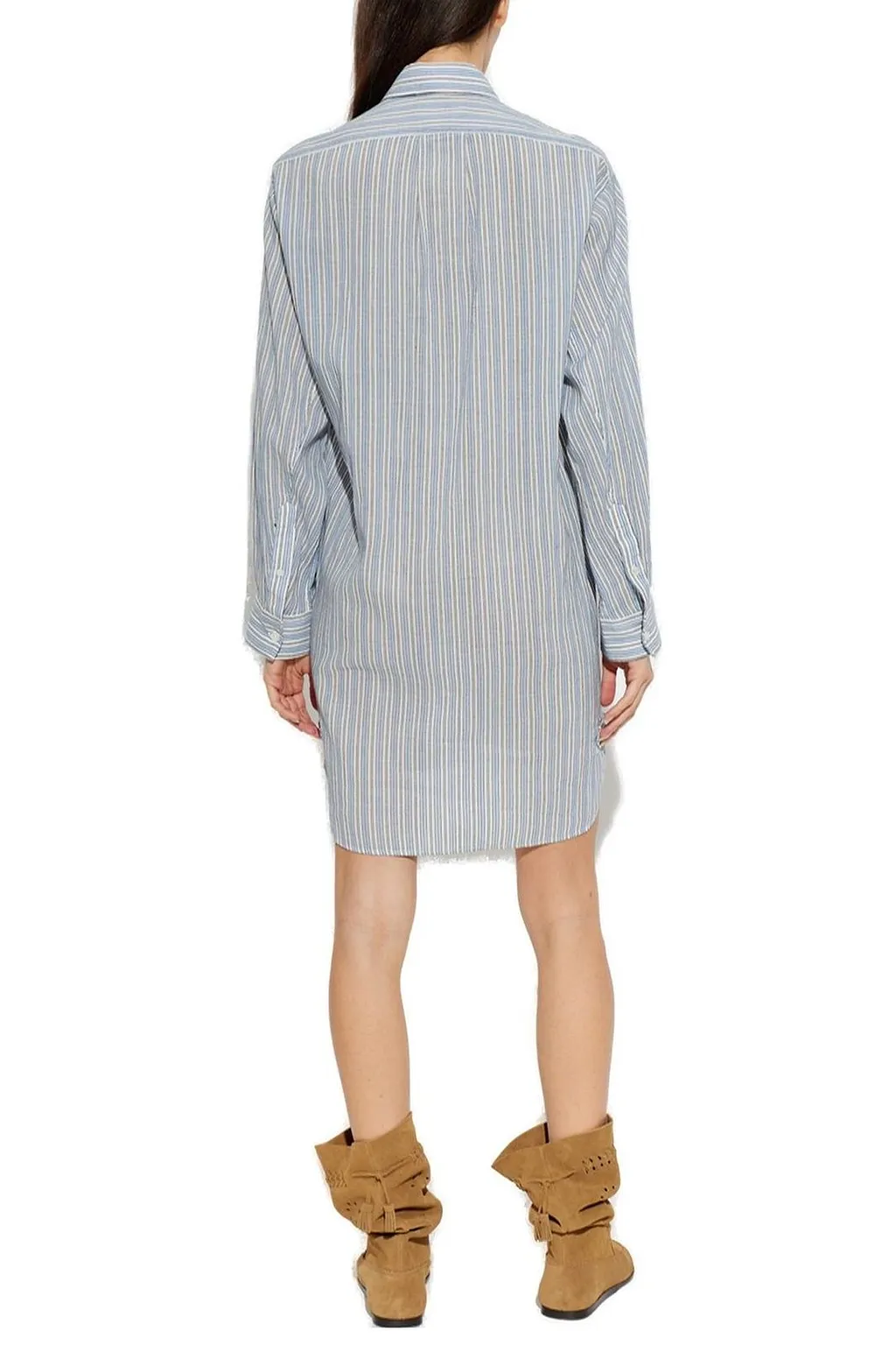 Isabel Marant ÉToile Striped Buttoned Mini Dress