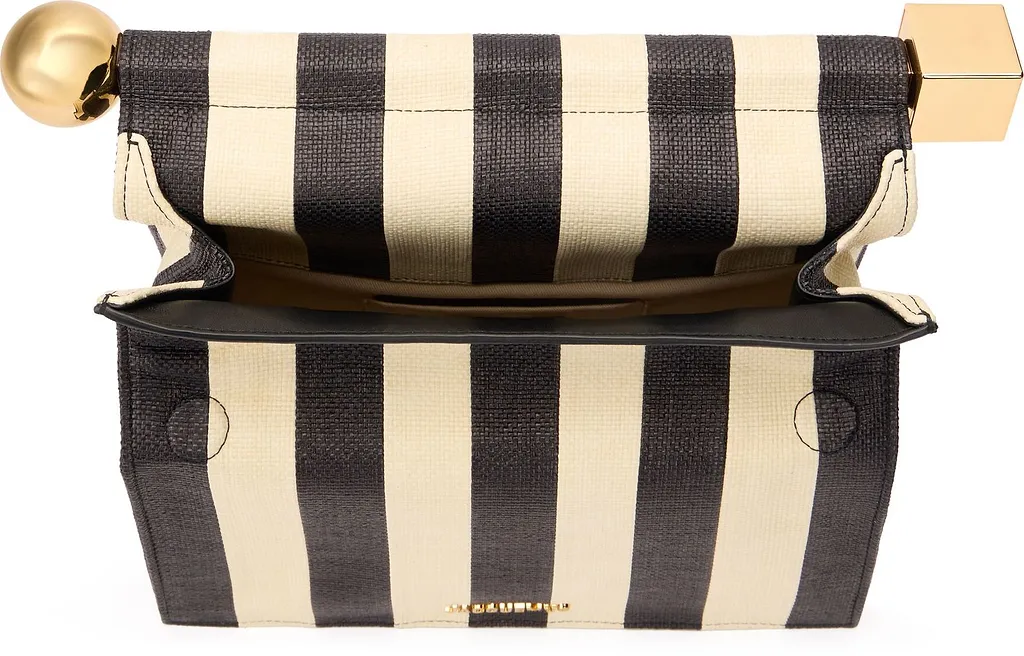 The Rond Carré Logo Plaque Clutch Bag