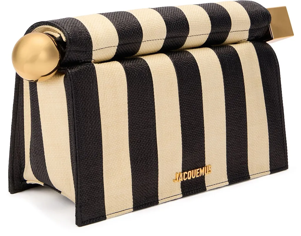 The Rond Carré Logo Plaque Clutch Bag